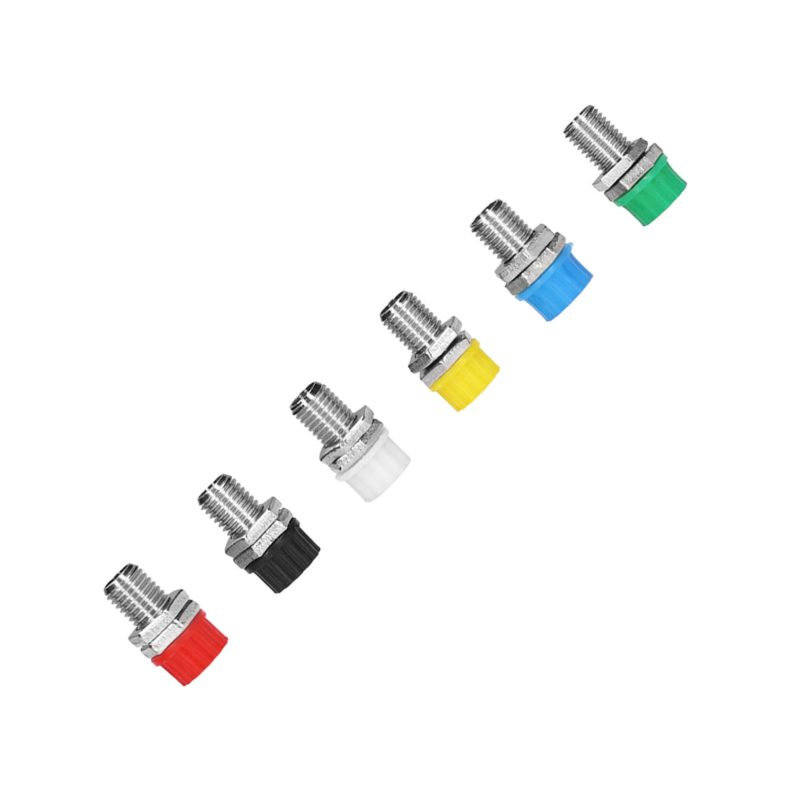 10er-set Bananenstecker, Stabile Übertragung, Korrosionsbeständig, 4 Mm, 6 Farben, Bananen-panel-anschluss Für Schiffscomputer