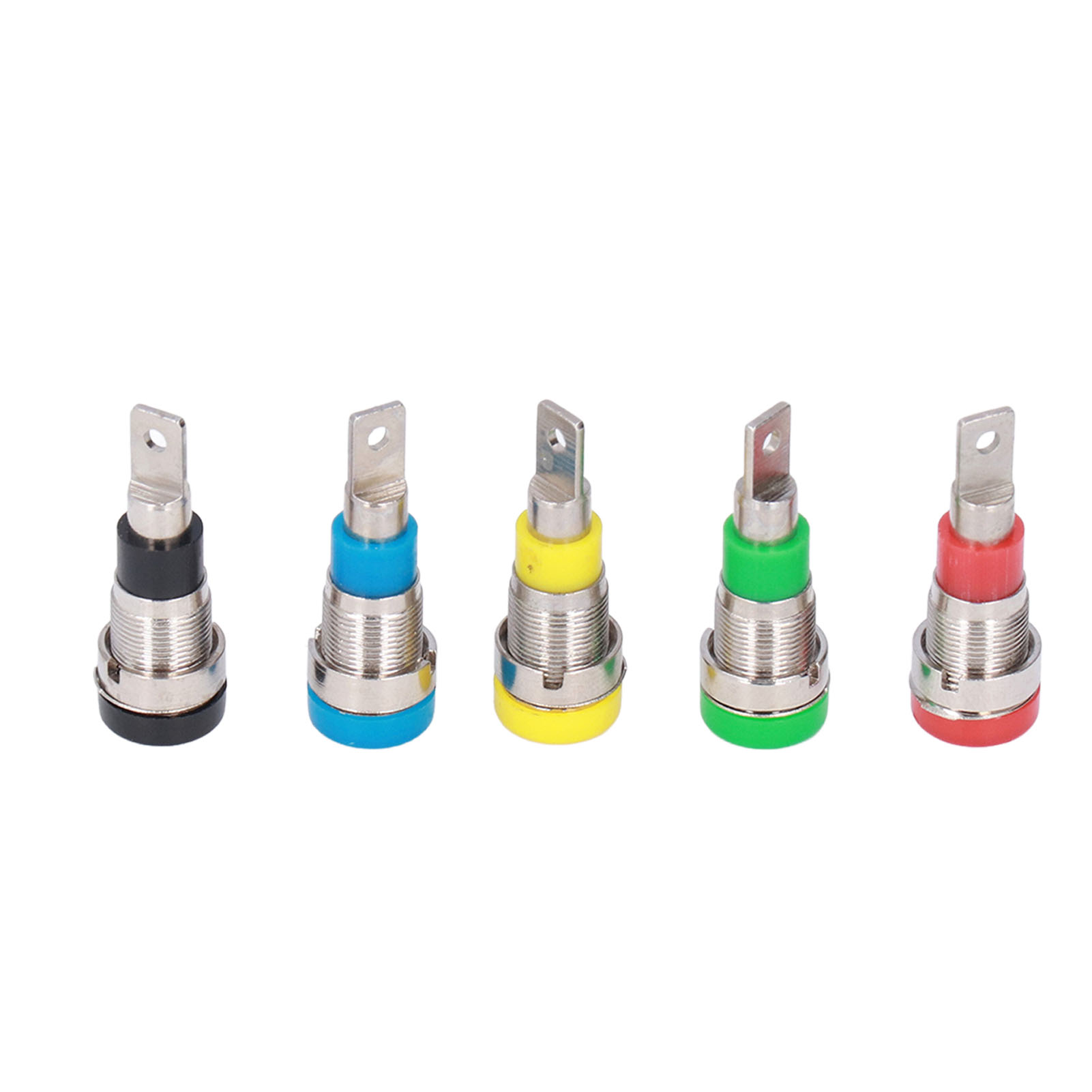 5er-set Bananenstecker, Stabile Übertragung, Korrosionsbeständig, 4 Mm, 5 Farben, Bananen-panel-anschluss Für Schiffscomputer