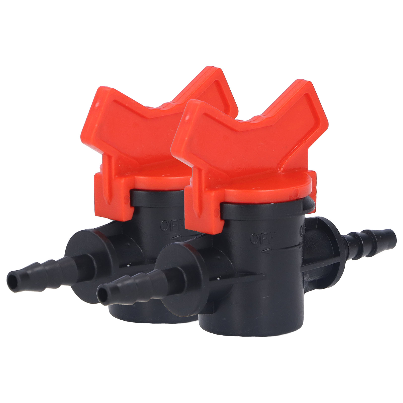 2 Stück Durchflussregler Aus Abs-kunststoff, Flüssigkeitskontroll-absperrventil Für Wasserpumpen, Gerades Durchgangsventil, 4 Mm Außendurchmesser