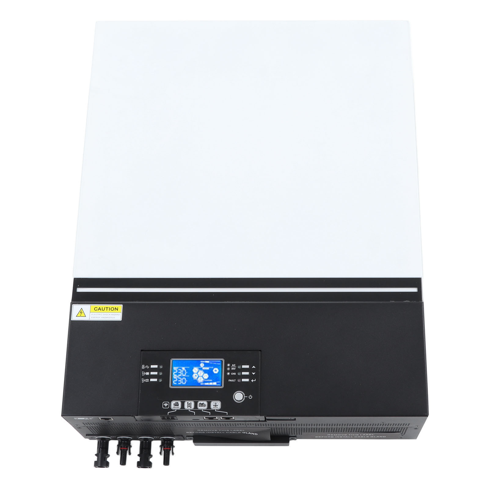 Powmr 2-kanal Mppt-solar-laderegler Mit Integriertem Wlan, 8000 W, Dc 48 V Auf Ac 230 V