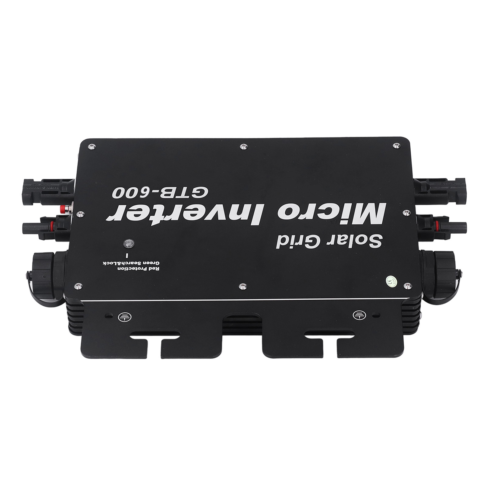 Mikro-wechselrichter Für Solarstromnetze, 600 W, Wlan-steuerung, Automatische Erkennung, 120–230 V Ac, Schwarzer Eu-stecker