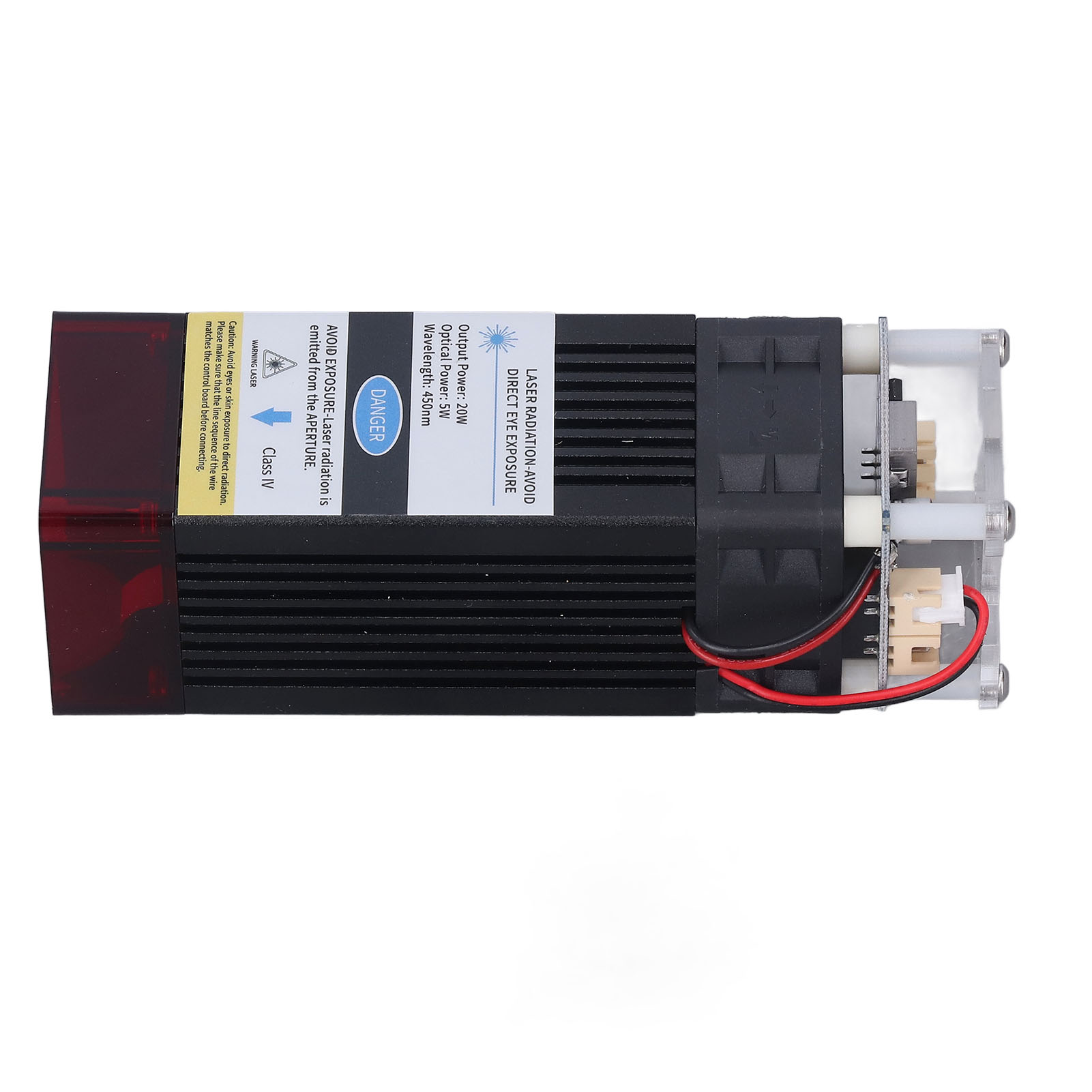 Lasermodul-kit Mit Augenschutz, Komprimierter Spot Für Mikrograviermaschinen, 12 V, 450 Nm, 5 W, 20 W