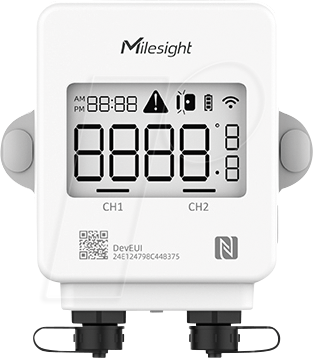 MIL TS302 - LoRaWAN Temperatursensor, 2x Sensoranschluss