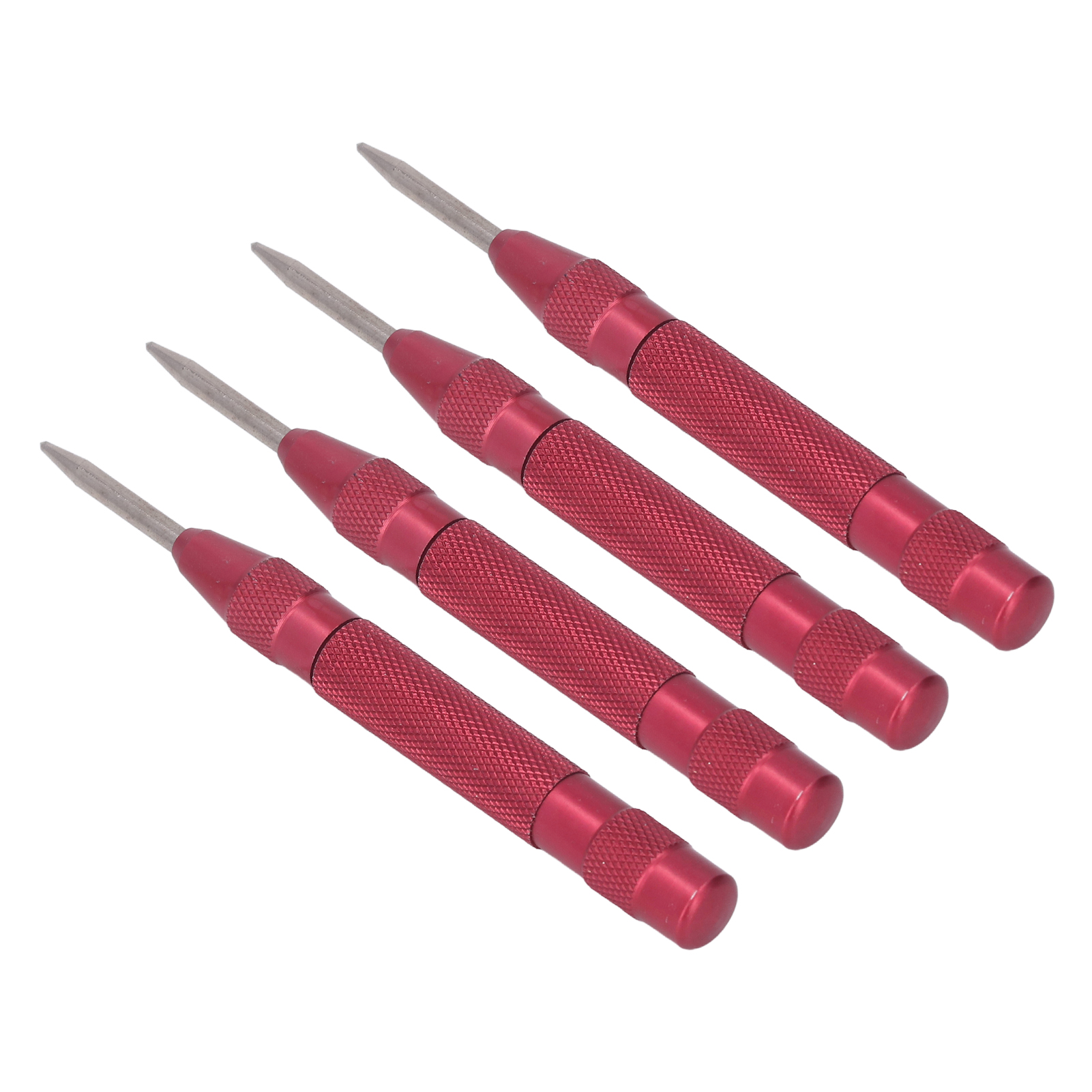 4-teiliges Körner-set Aus Hss-werkzeugen (5 Zoll) Für Montage Und Wartung, Rot