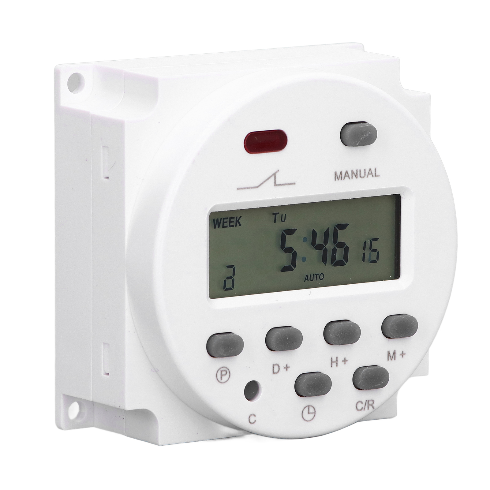 Elektronischer Timer, Programmierbar, Lcd-digitalanzeige, Zeitschaltuhr Mit Relais, 16 Ein-/16 Aus-schalter, Cn101adc12v