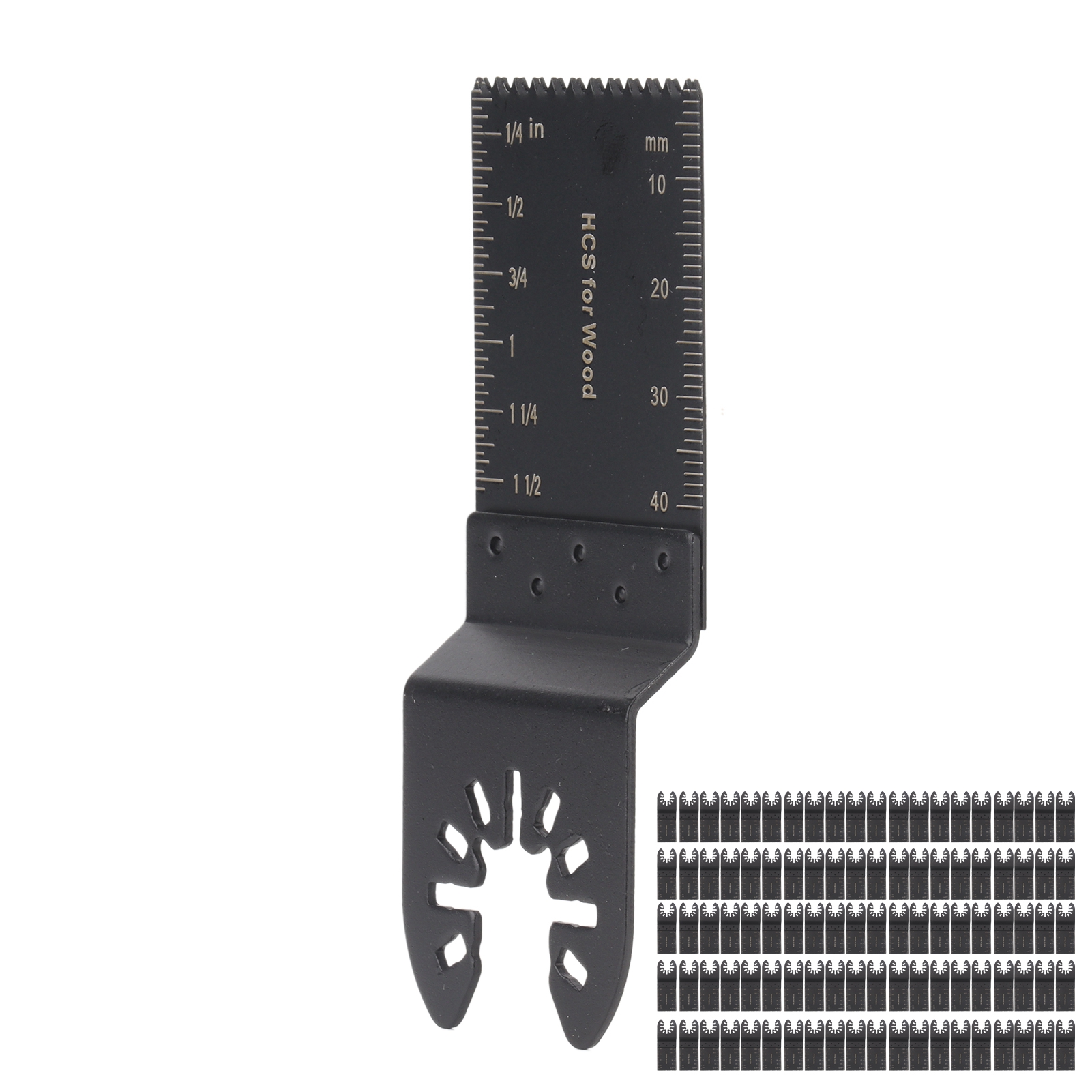 100 Stück Oszillationssägeblätter, 34 Mm Zahnbreite, Professionelle Universal-multitool-sägeblätter Aus Hochkohlenstoffhaltigem Stahl Für Holz