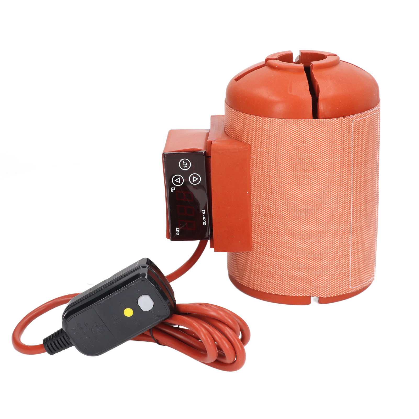 Isolierter Eimerheizer Mit Silikonisolierung, Digitaler Temperaturanzeige, 3-lagig, Gastankheizung, 300 W, Eu-stecker, 220 V