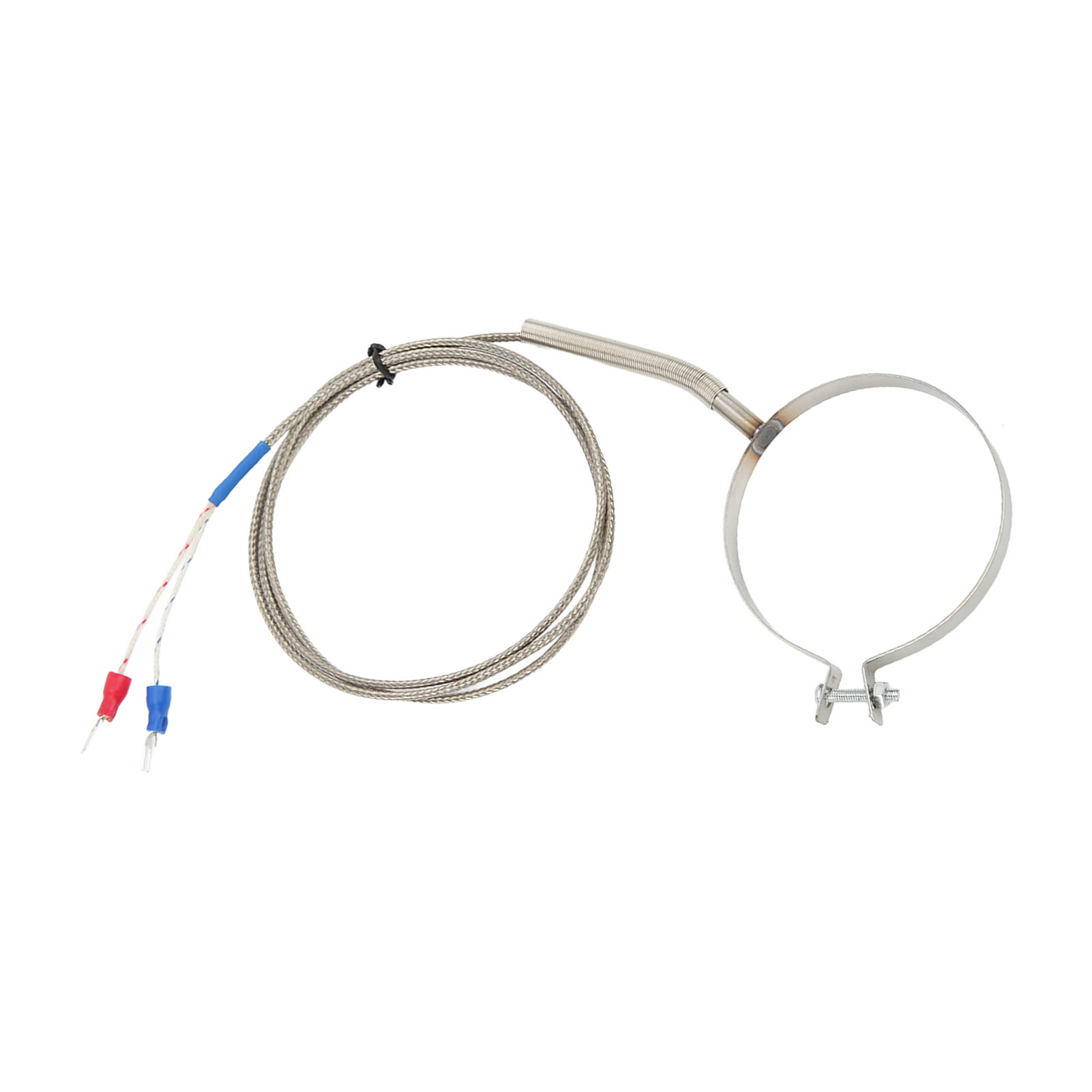 60-mm-thermoelement Aus Edelstahl, 0–400 °c, Typ Ck, Temperaturfühler, Gewinde Für Industrielle Anwendungen, 1 M / 3,3 Fuß