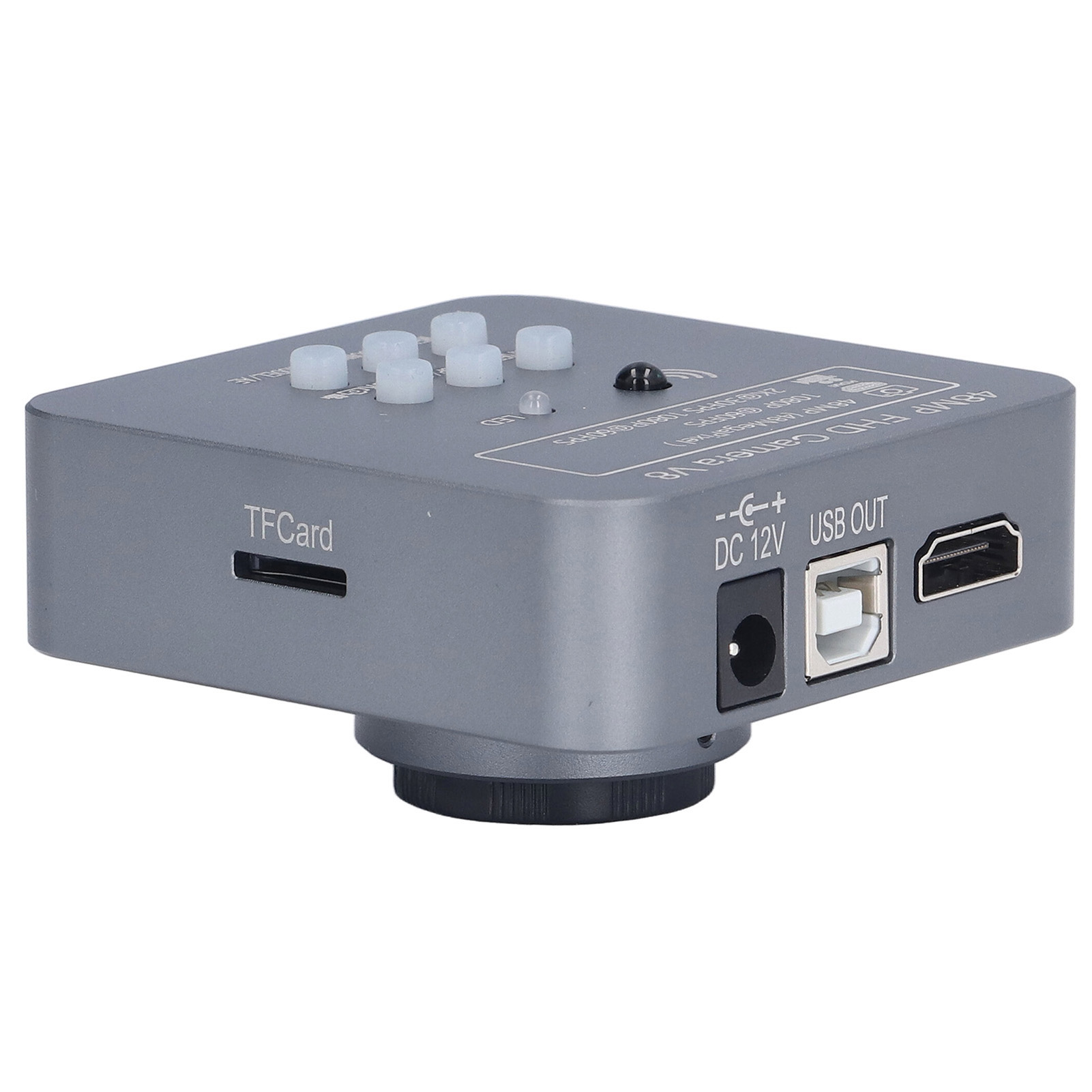Mikroskopkamera 48 Mp 2k 1080p 60 Fps Hd Industrie-videokamera Für Chipreparatur, Ac 100–240 V, Eu-stecker