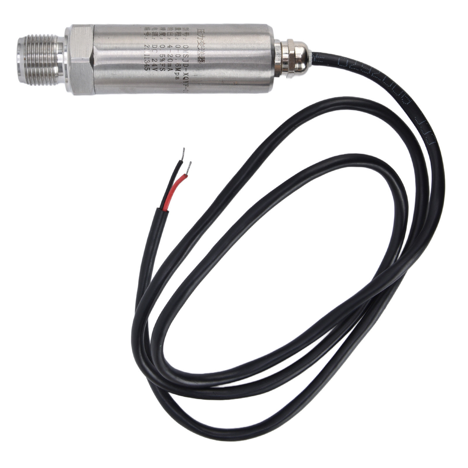 Wasserdichter Druckmessumformer, Drucksensor 0–0,6 Mpa, 24 V Dc, Omsjd-xqyf-01