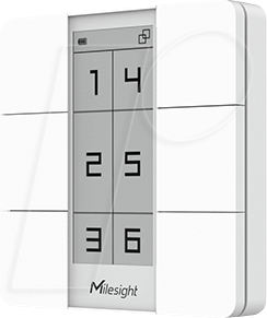 MIL WS156 - LoRaWAN Bedienfeld, 6 Tasten