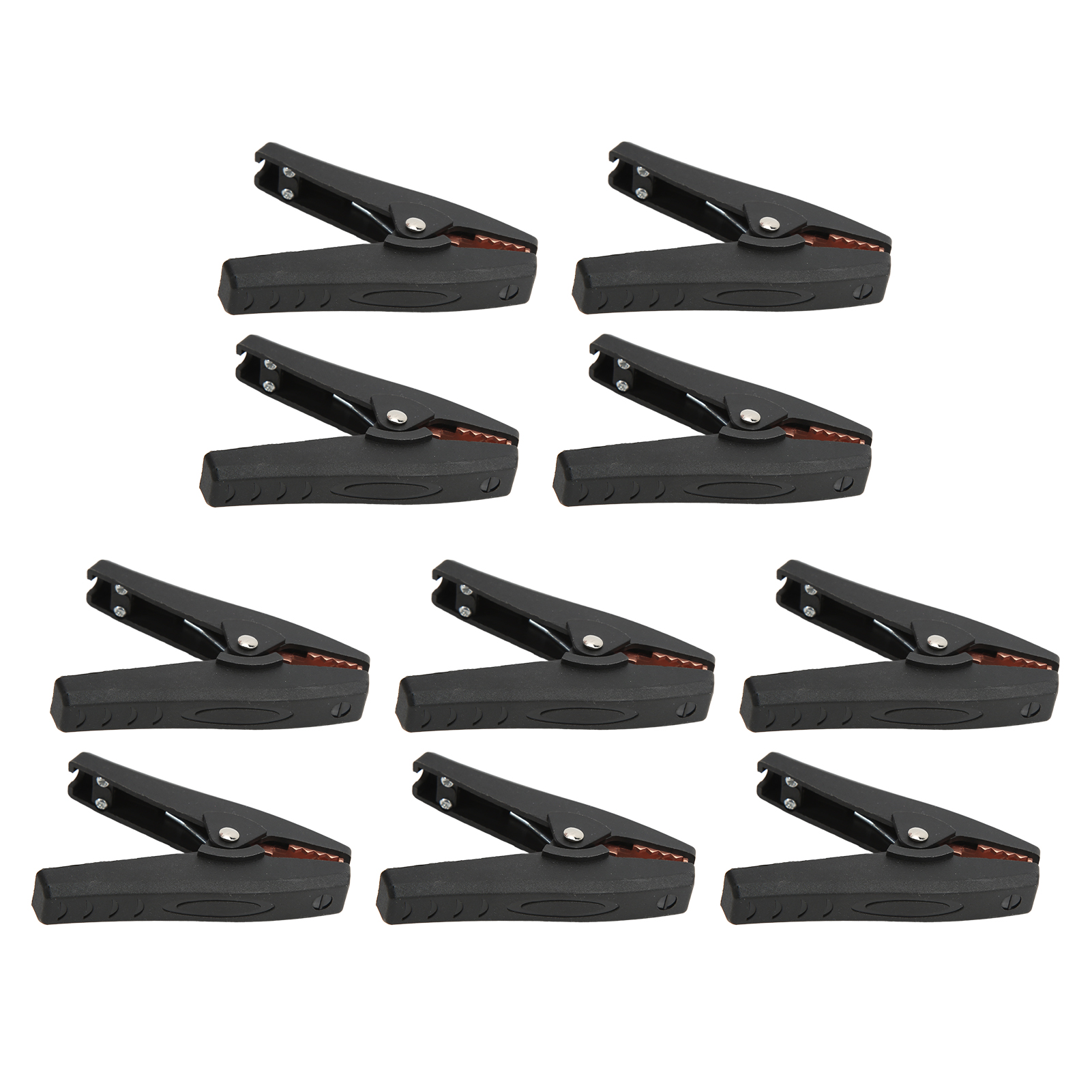 J.60058 Isolierte Elektrische Prüfklemmen Für Batterieladegeräte, Geeignet Für Auto, Boot Und Elektronik, 1000 V/30 A, Schwarz