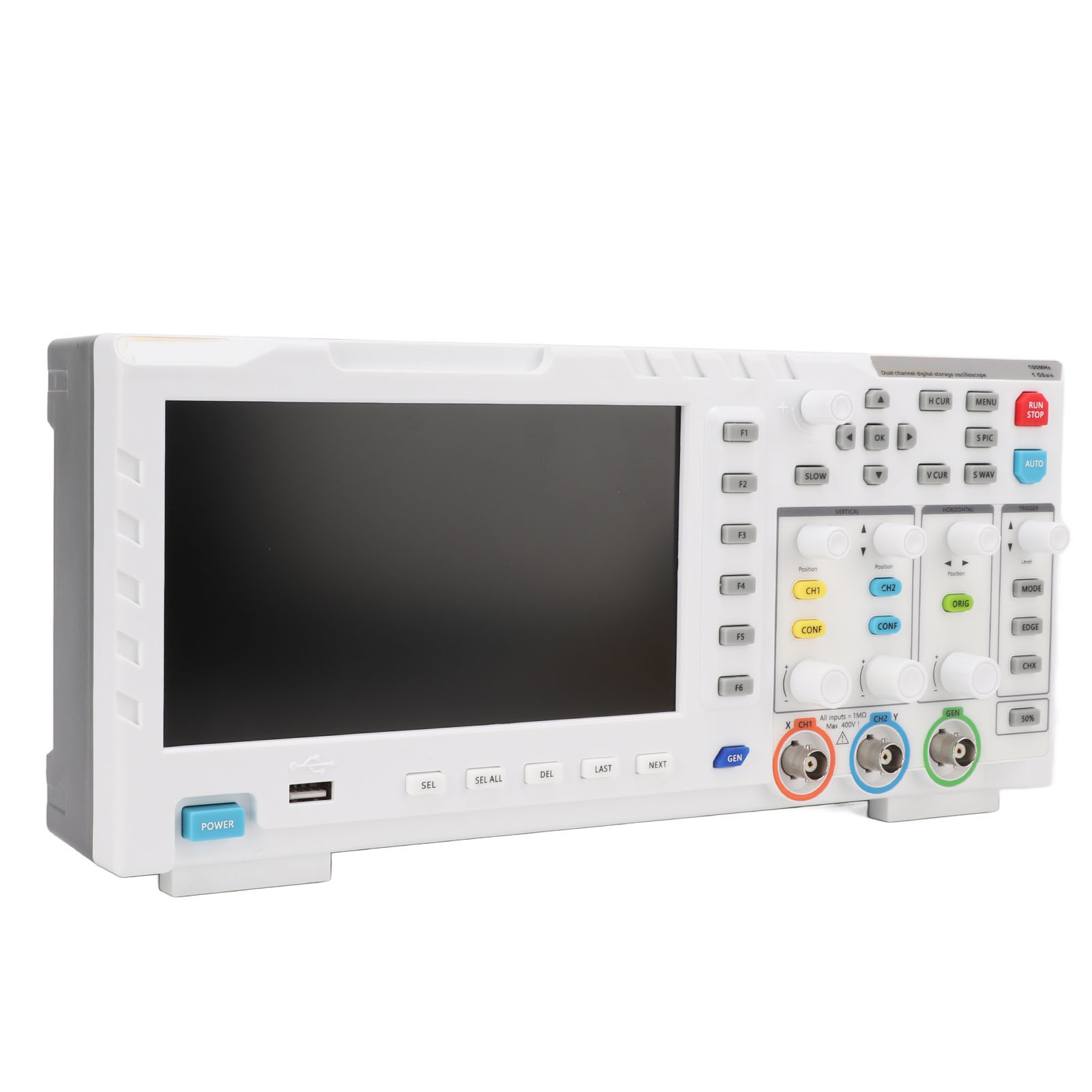 1014d Lcd-digitaloszilloskop, Tragbar, 100 Mhz, 2 Kanäle, Signalgenerator