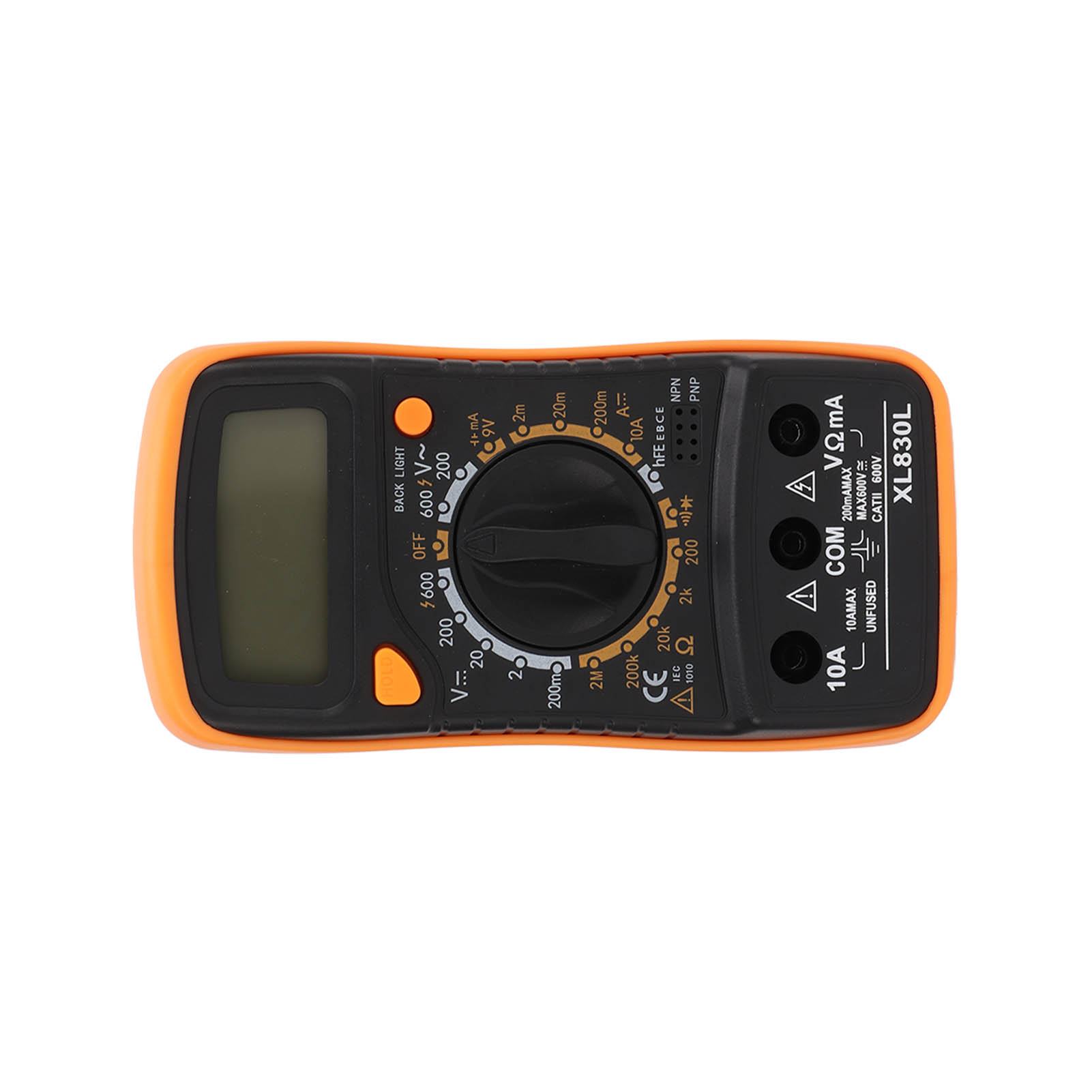 Xl830l Digitales Multimeter Mit Hintergrundbeleuchtung, Tragbarer Spannungs- Und Stromprüfer, Intelligentes Voltmeter