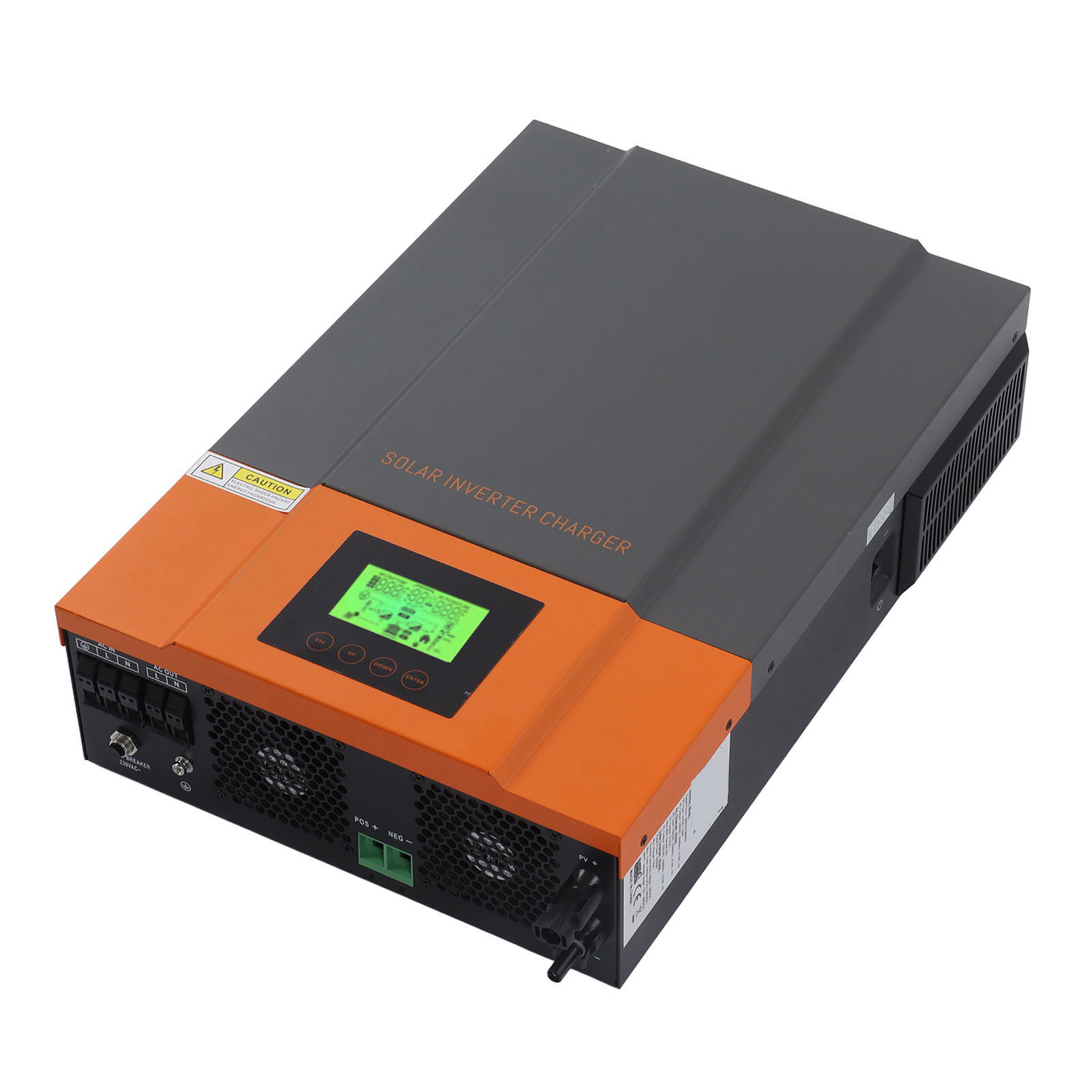 3600w Solar-wechselrichter Mit Sinuswellen-mppt-photovoltaikregler Und Rgb-beleuchtung, 220v
