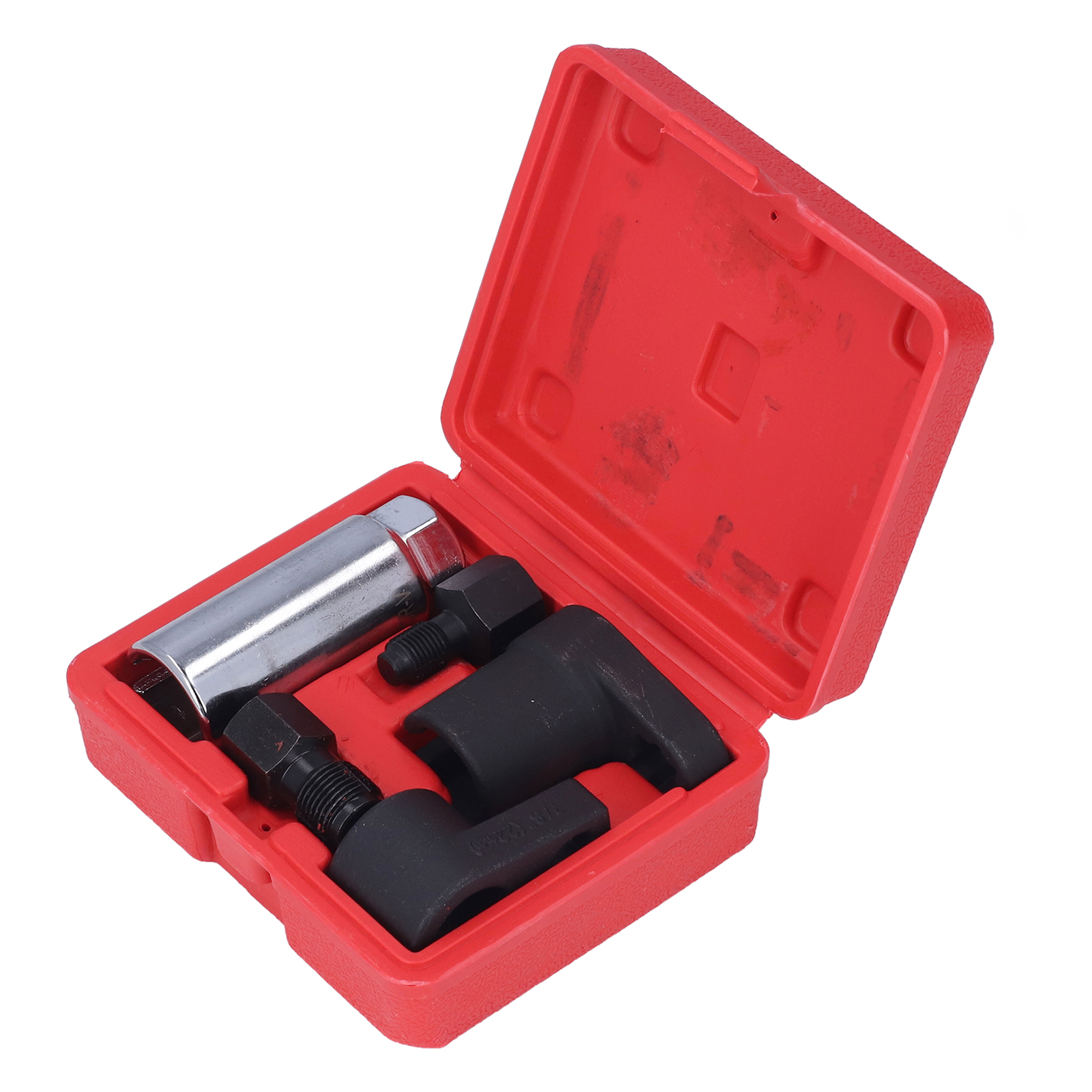 Kfz-sauerstoffsensor-steckschlüsselsatz Aus Manganstahl, Gewindeschneider, Versetztes Abziehwerkzeug, Vierkantloch