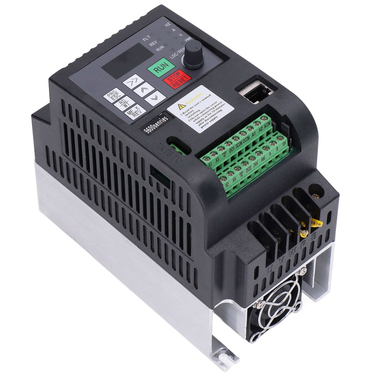 Nflixin Frequenzumrichter 1ph Vfd 1 Eingang 1 Ausgang 220v 1,5kw Motorumrichter 9600d-1t-00150m