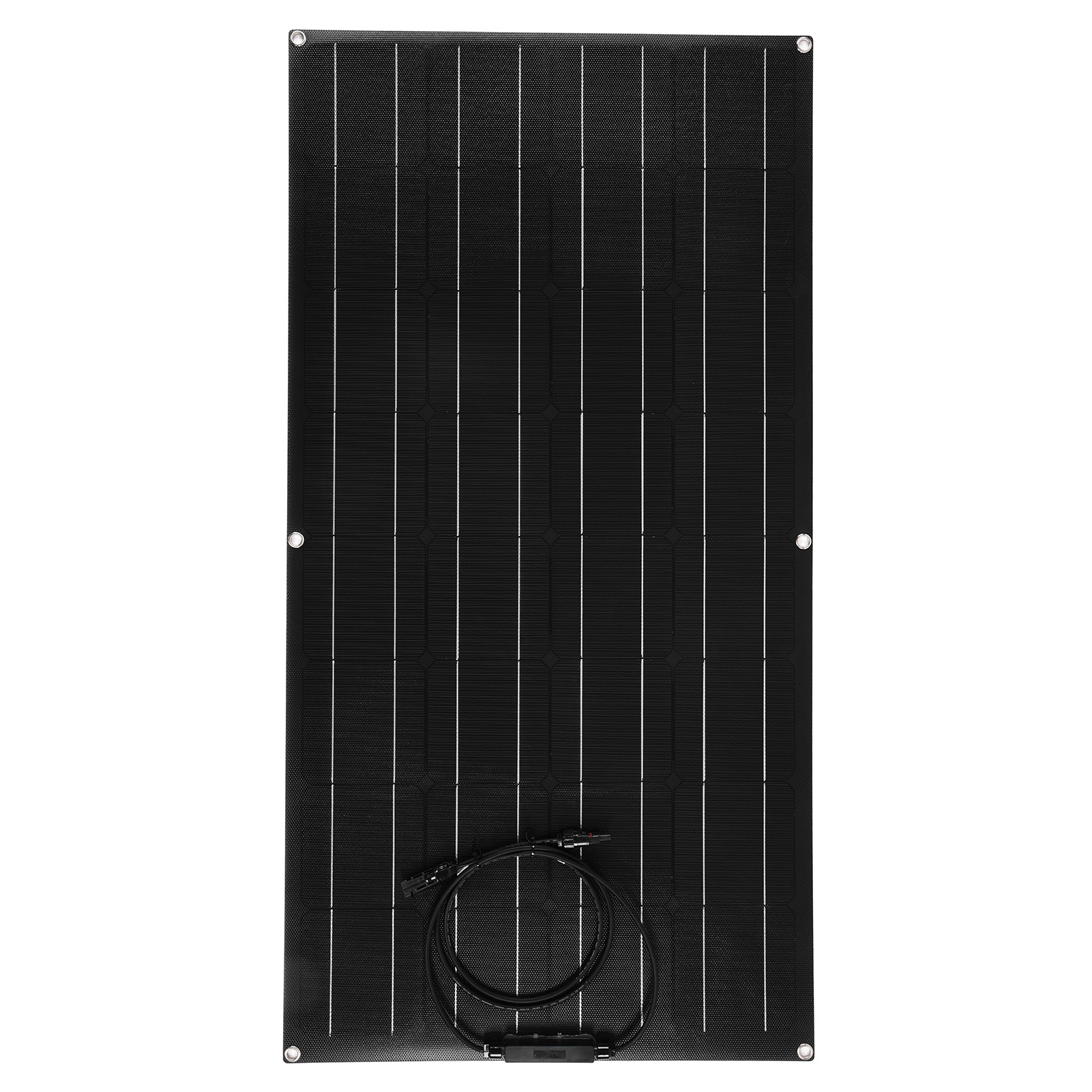 Flexibles Monokristallines Solarpanel-ladegerät Für Wohnmobile, Boote Und Autos, 100 W, 18 V