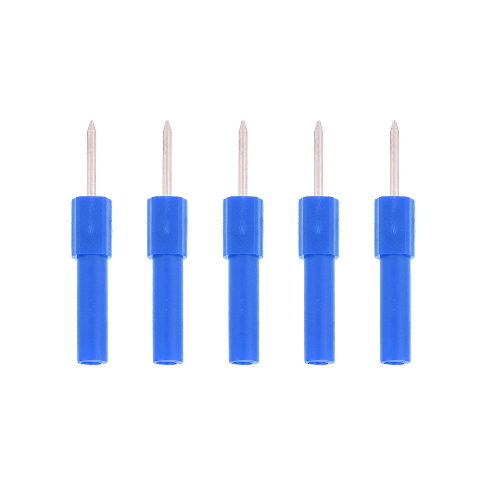 5-teiliges Set Isolationsprüfspitzen Mit 4-mm-bananenstecker Für Multimeter (blau)