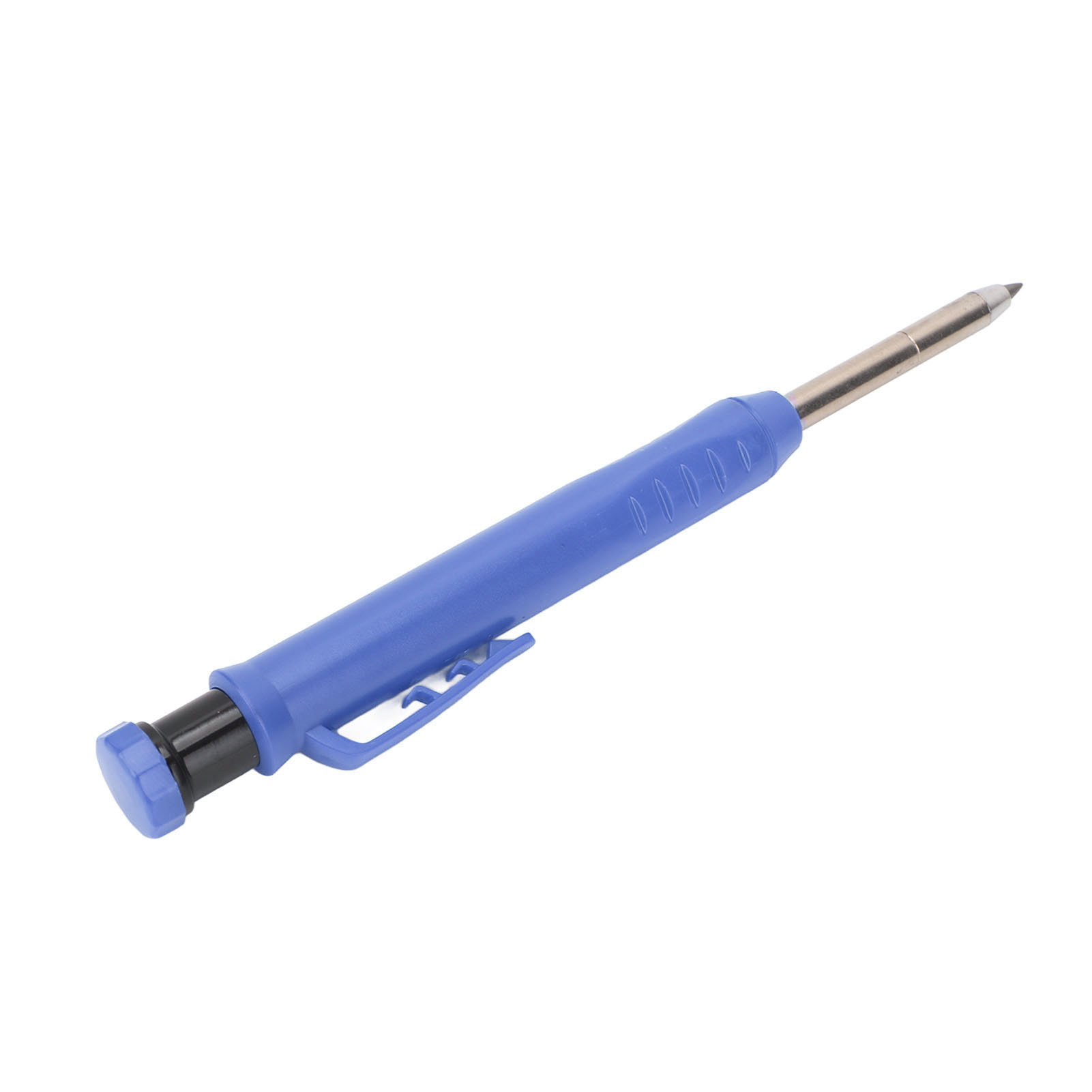 Mechanischer Zimmermannsbleistift Mit Anspitzer, Tieflochbleistift Für Metall Und Kunststoff, Blau