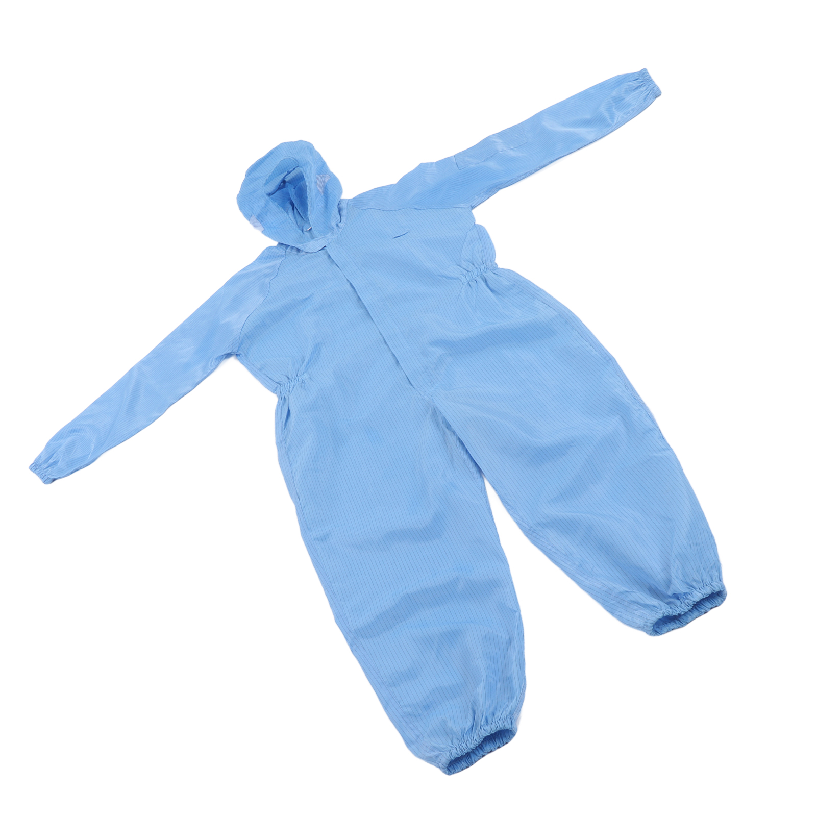 Antistatischer Schutzoverall, Universell Einsetzbar, Staubdicht, Mit Kapuze, Blau, Größe L