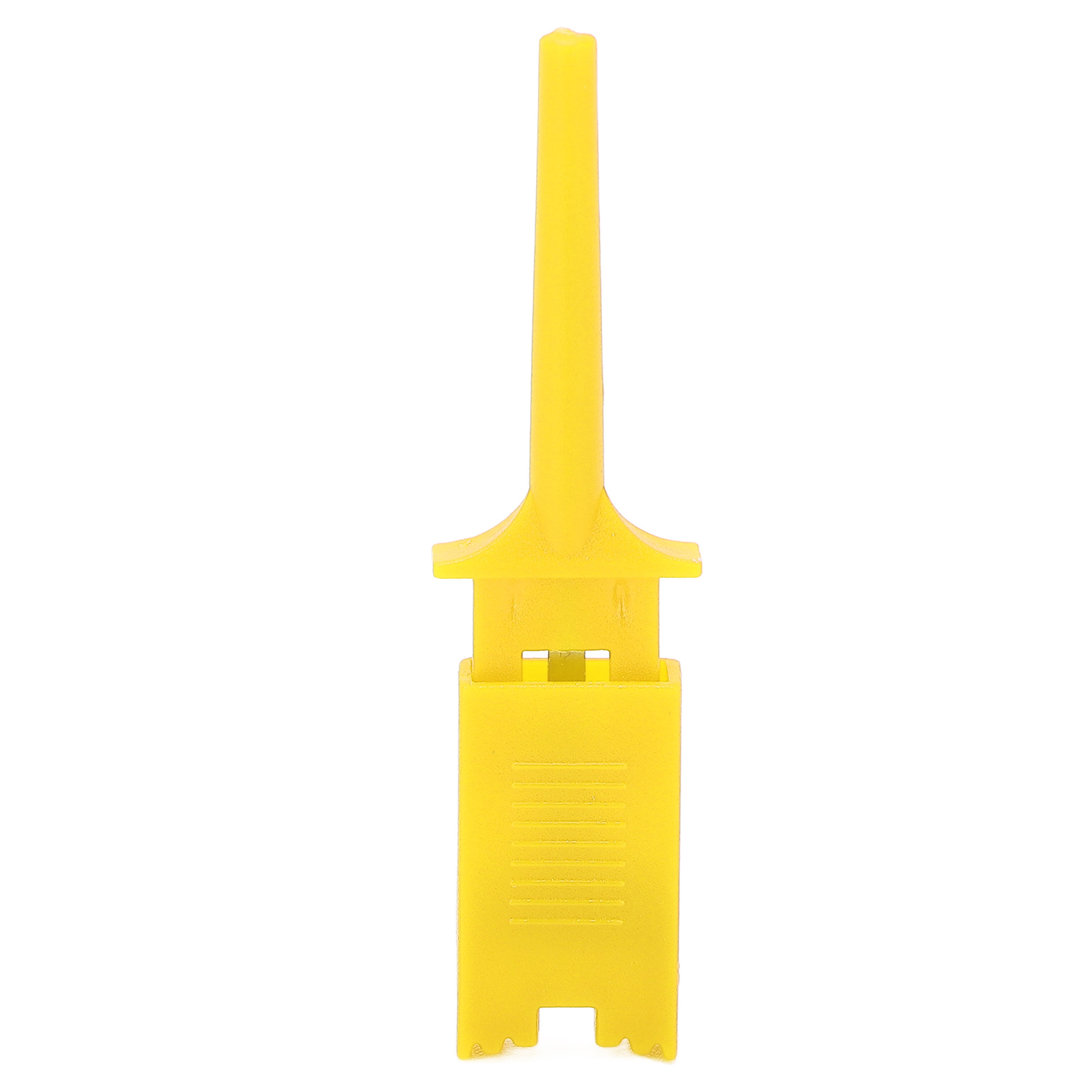 20 Stück Flachprüfhaken, Präzise Schaltungselastizitätsprüfung, Reinkupfer, Hakentyp, Prüfklemme, Ersatzteile, Gelb