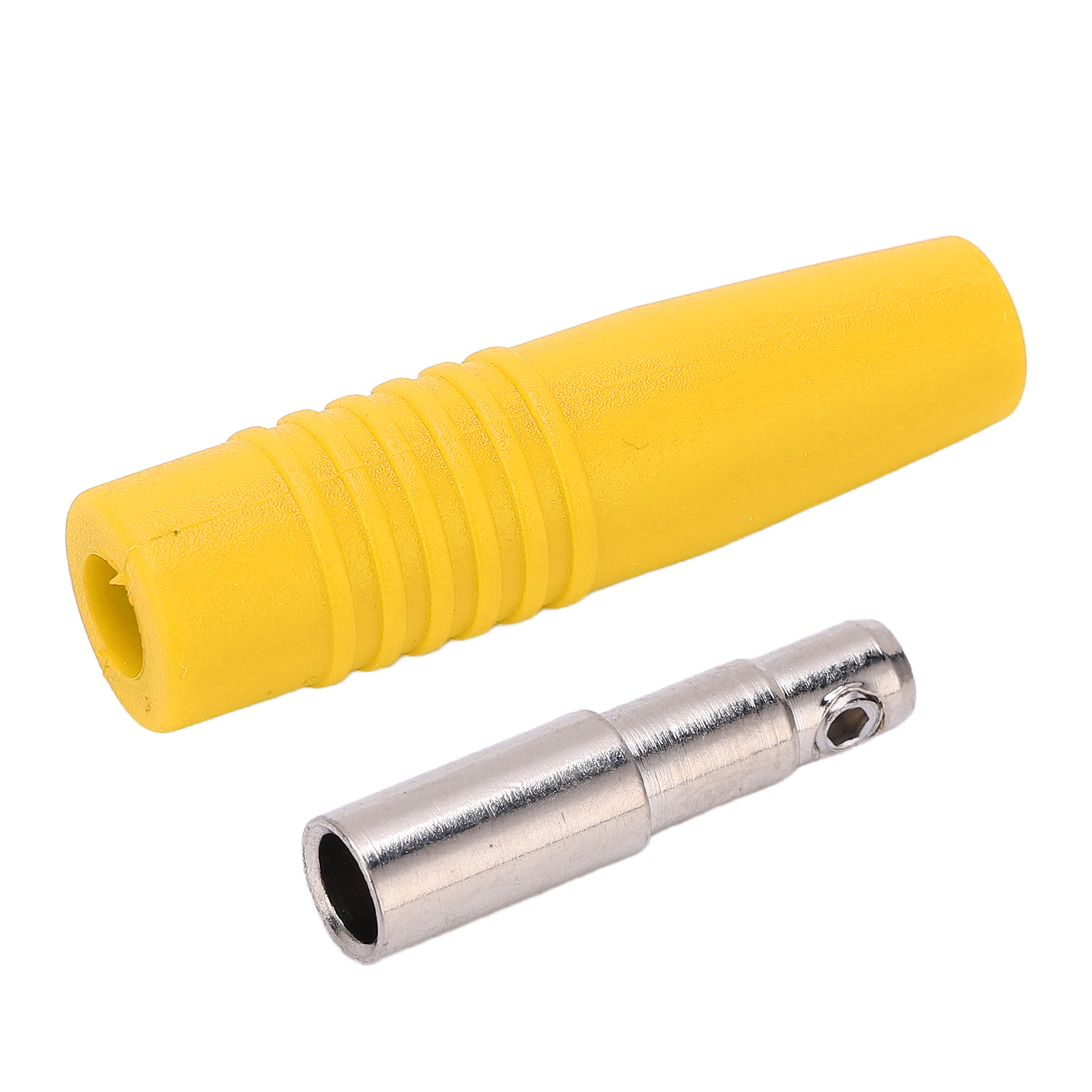4-mm-bananenstecker (weiblich), Aus Reinem Kupfer, Vernickelt, Für Elektronisches Testzubehör, Gelb