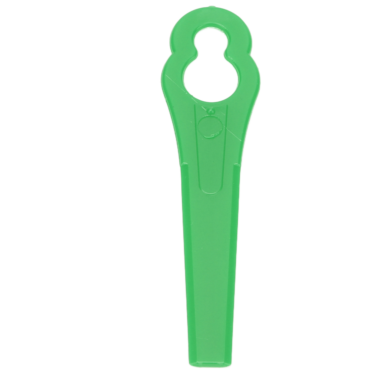 100 Stück Ersatz-trimmerklingen Aus Kunststoff Für Gartenrasenmäher, 80 Mm Länge, 11 X 7 Mm Lochdurchmesser, Grün