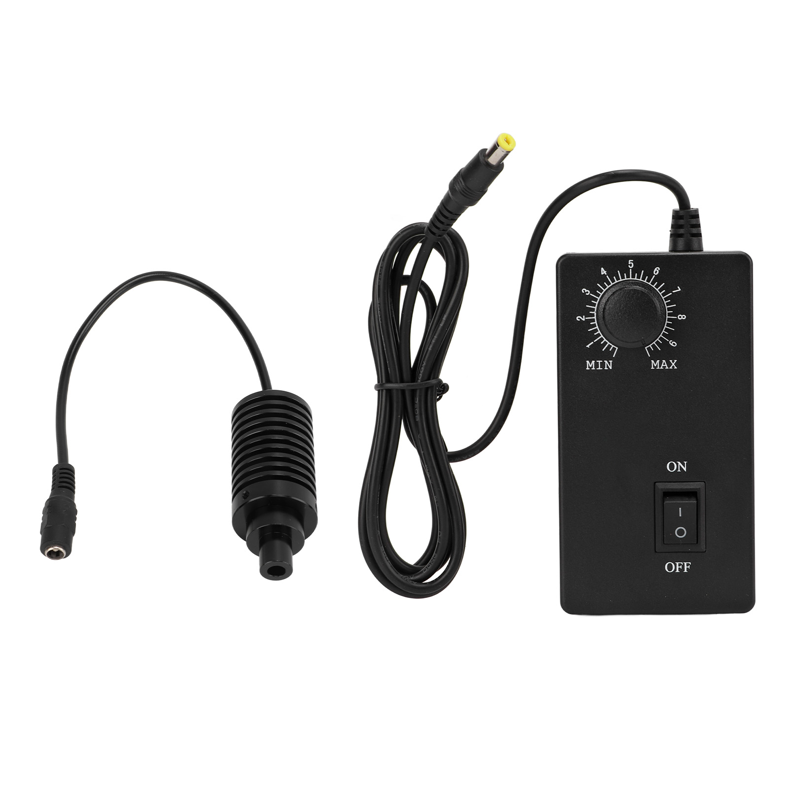 Koaxiale Mikroskopleuchte, Einstellbare Helligkeit, Verschleißfest, Wärmeableitende Led-spotleuchte, Ac 100–240 V, Φ11 Mm, Eu-stecker, Weiß