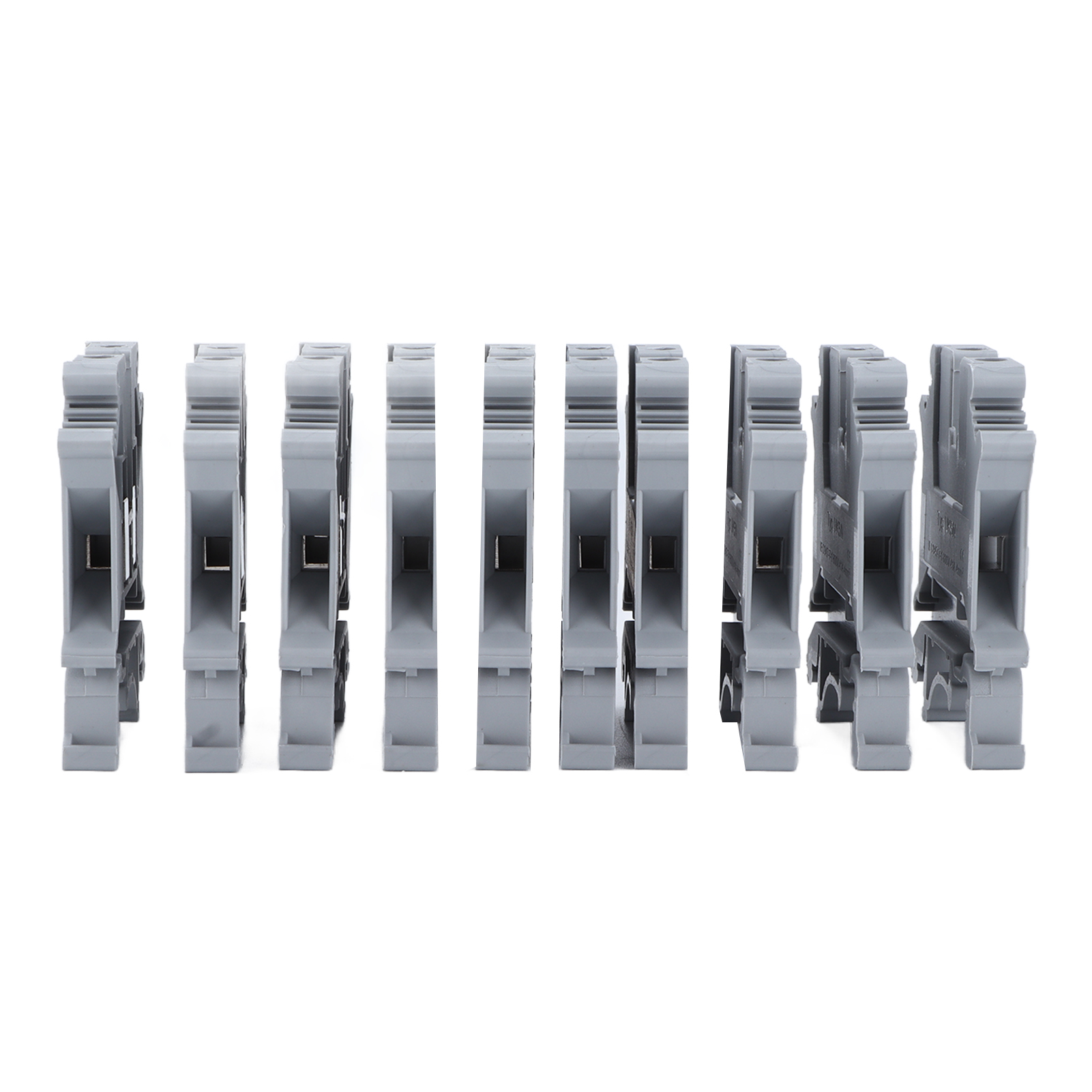 100 Stück Schraubklemmenblock Für Din-schienenmontage, Kupfer-kombinationsklemmen, 800 V, 41 A, Uk-5n