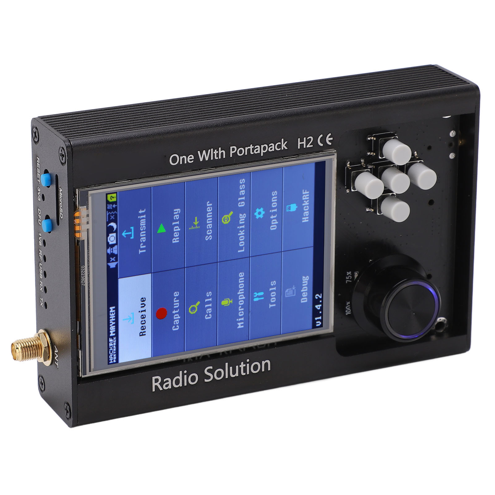 Vollfunktions-funkgerät Mit 3,2-zoll-lcd-touchscreen (resistiv) Und Sdr-empfänger/sender Inklusive Antenne