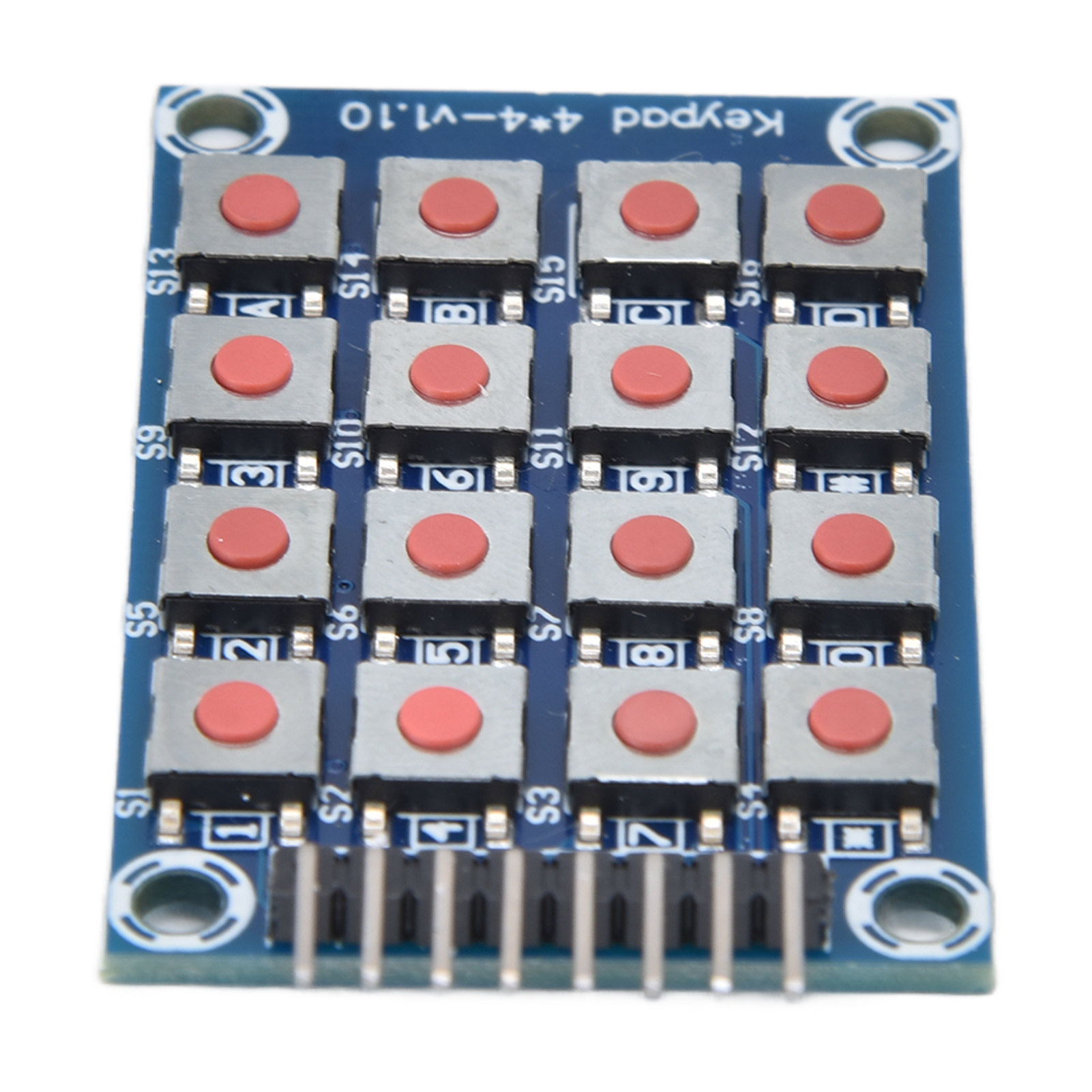 8-poliges 4x4-array-tastatur-schalter-mcu-externes Erweiterungsmodul Für Elektrische Steuerung