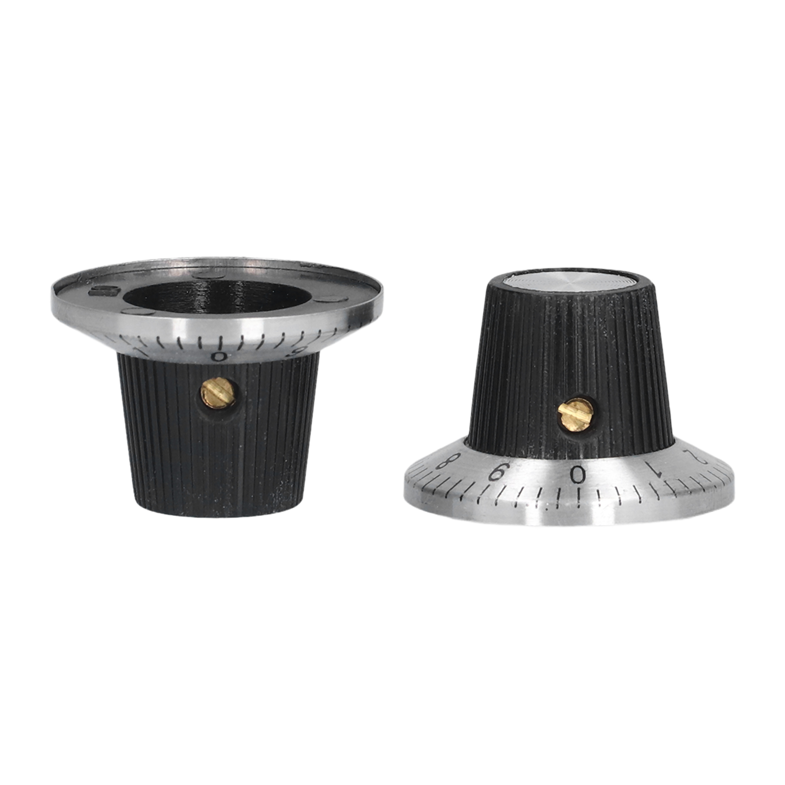 50 Stück Potentiometer-drehknopfkappen Aus Kunststoff Mit 6-mm-achse Bemc1