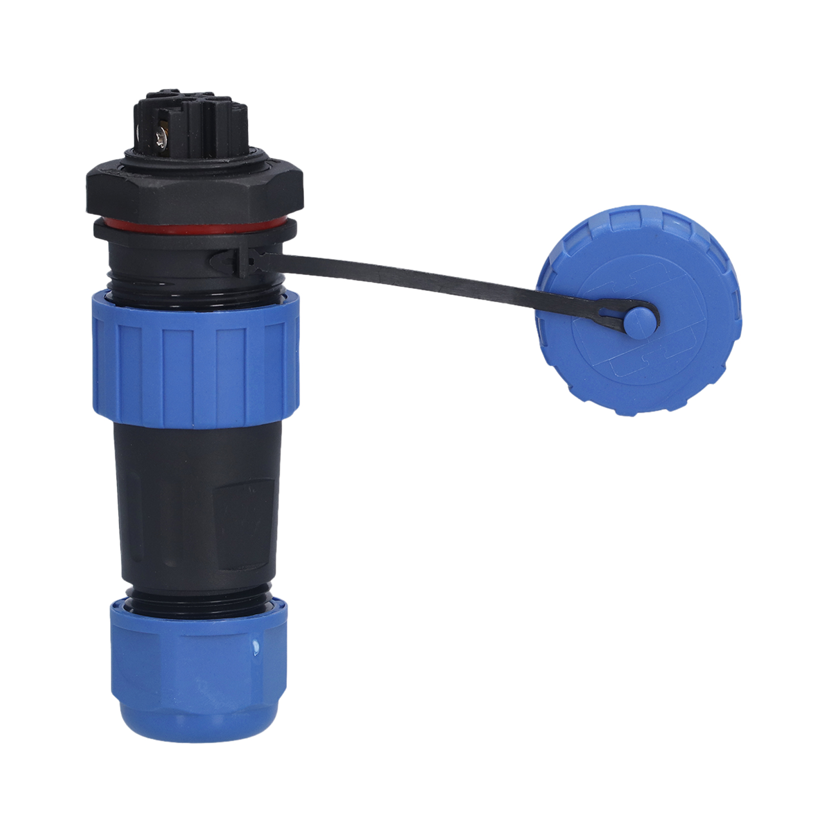 Wasserdichter Stecker Mit Rückmutter Ip68 Luftfahrt-stromanschluss 250v Für Kabel Und Leitungen Lp205 Pin