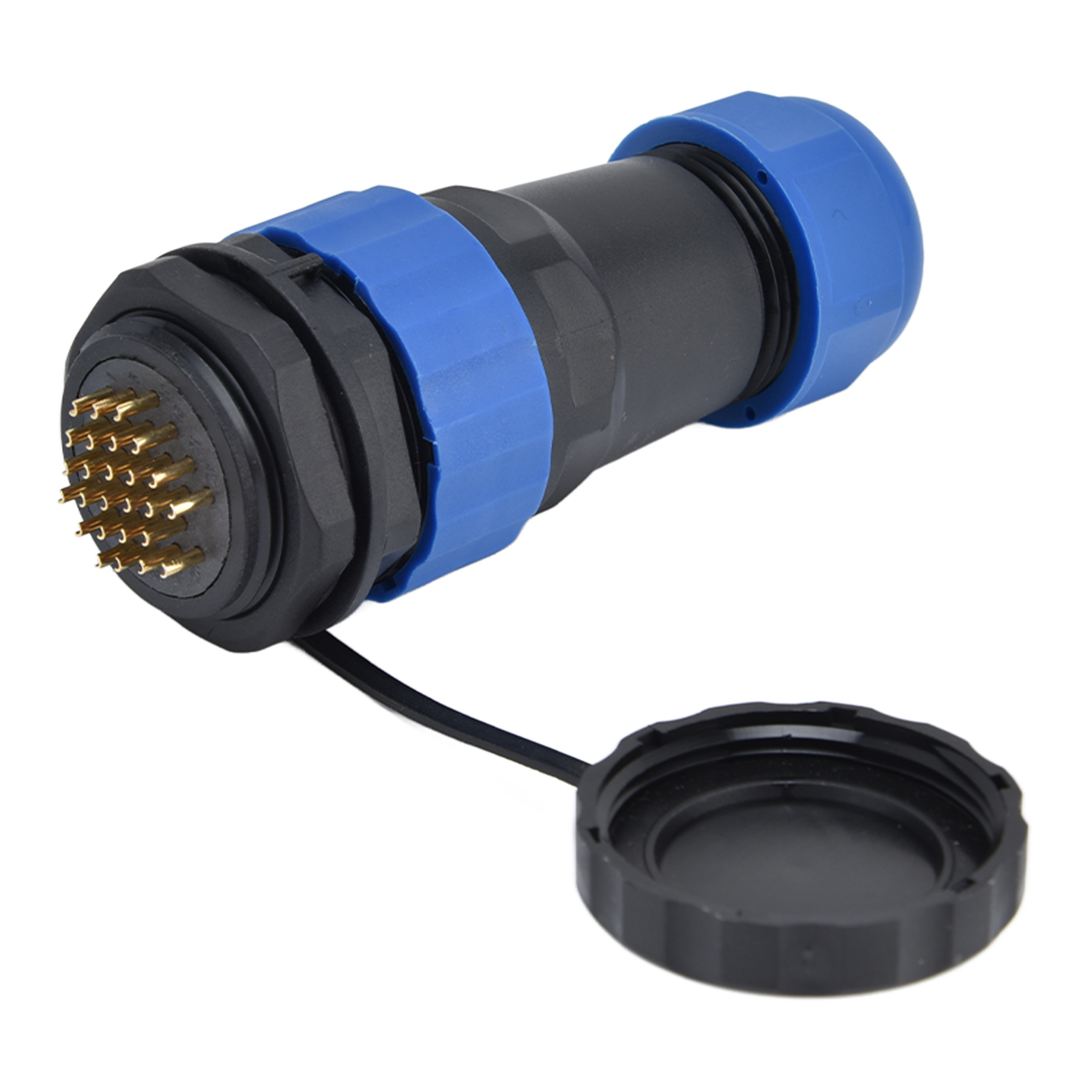 Wasserdichter Stecker Mit Rückmutter Ip68 Luftfahrt-stromanschluss 250 V 5 A Für Kabel Und Leitungen Sp2816 Pin