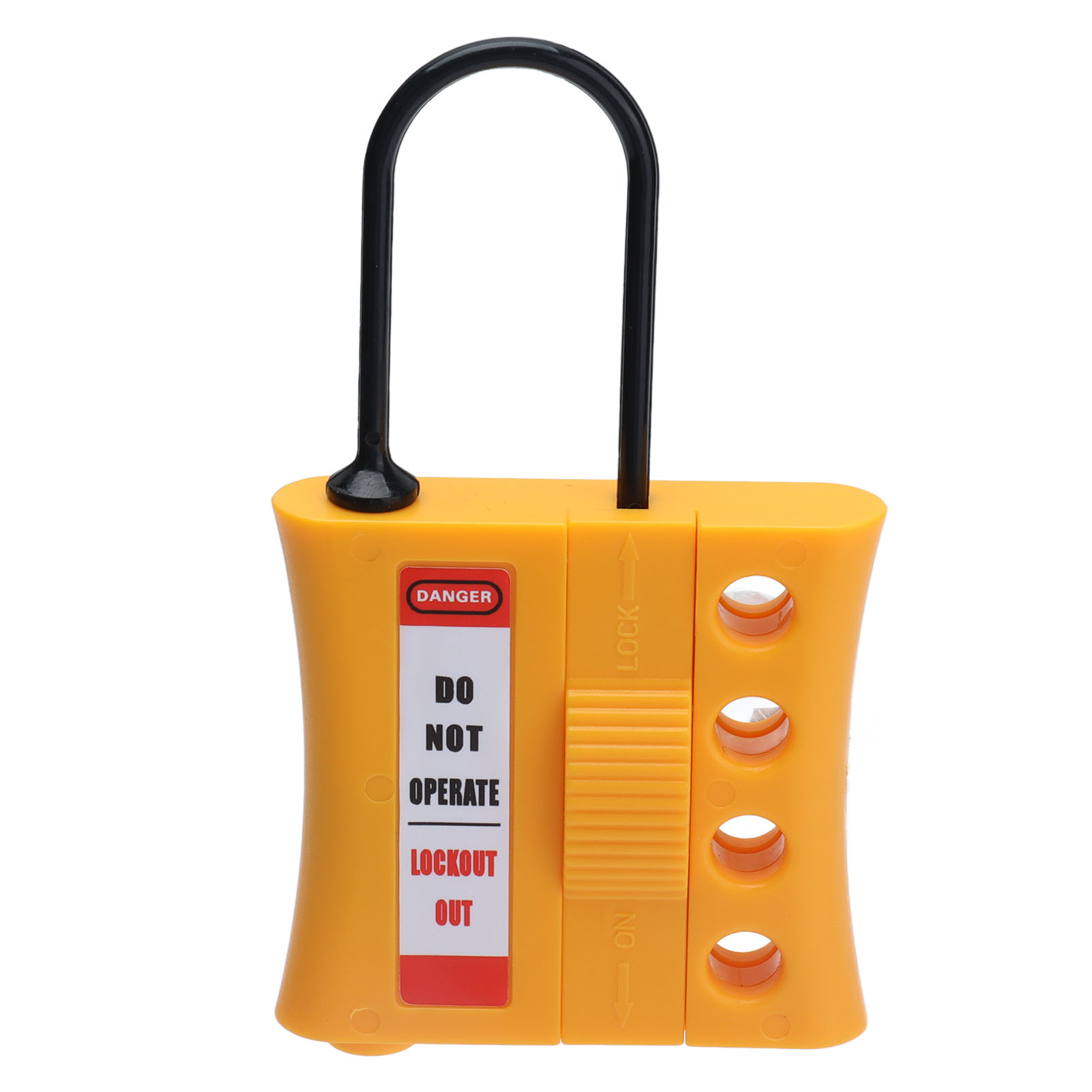 Hasp Tagout Stop Lockout Nylon Abs 4-loch Isoliertes Loto Sicherheitsschloss Für 36mm Schlüssellöcher