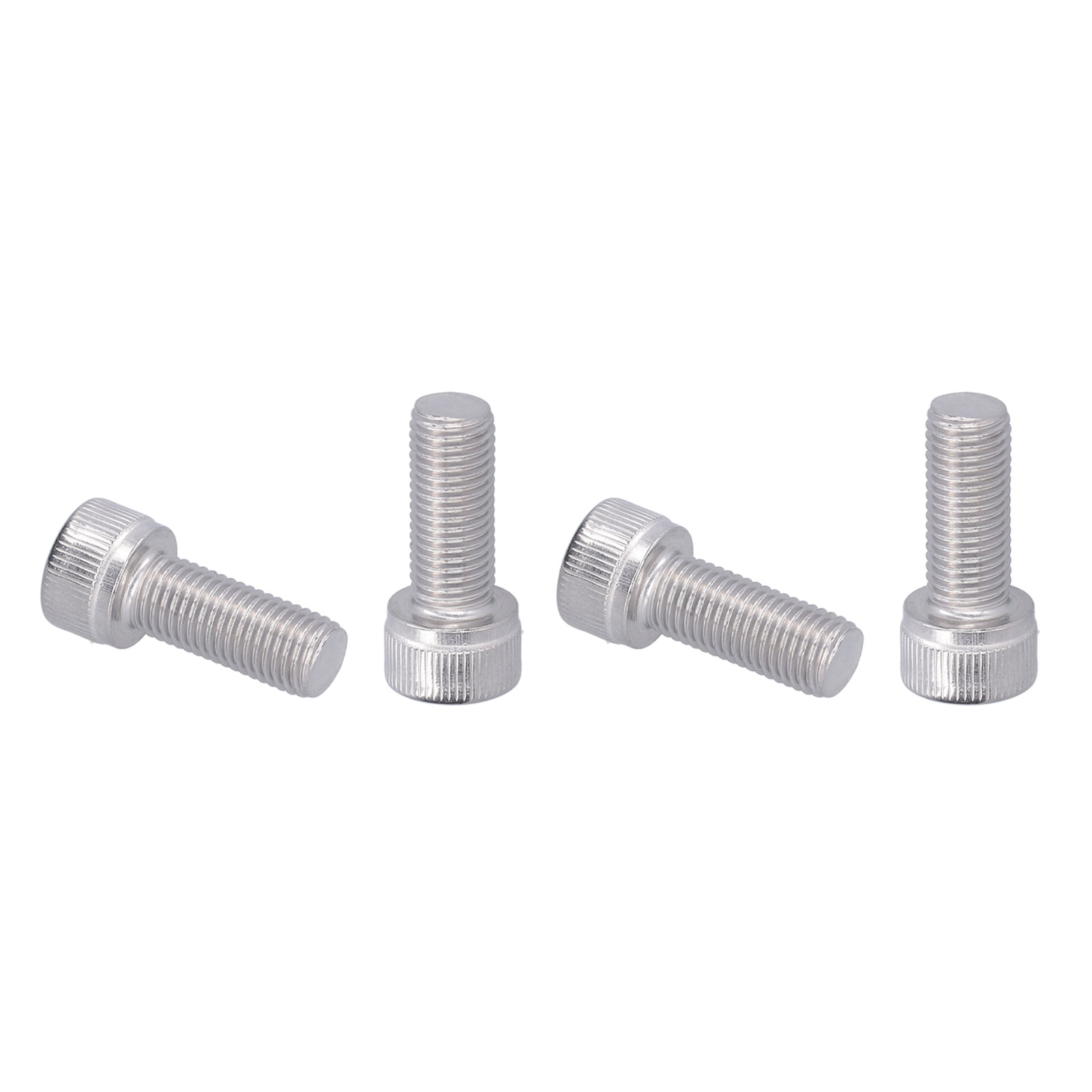 4 Stück Innensechskantschrauben, A2 Edelstahl, 1,25 Mm Feingewinde, Befestigungselemente M10x25