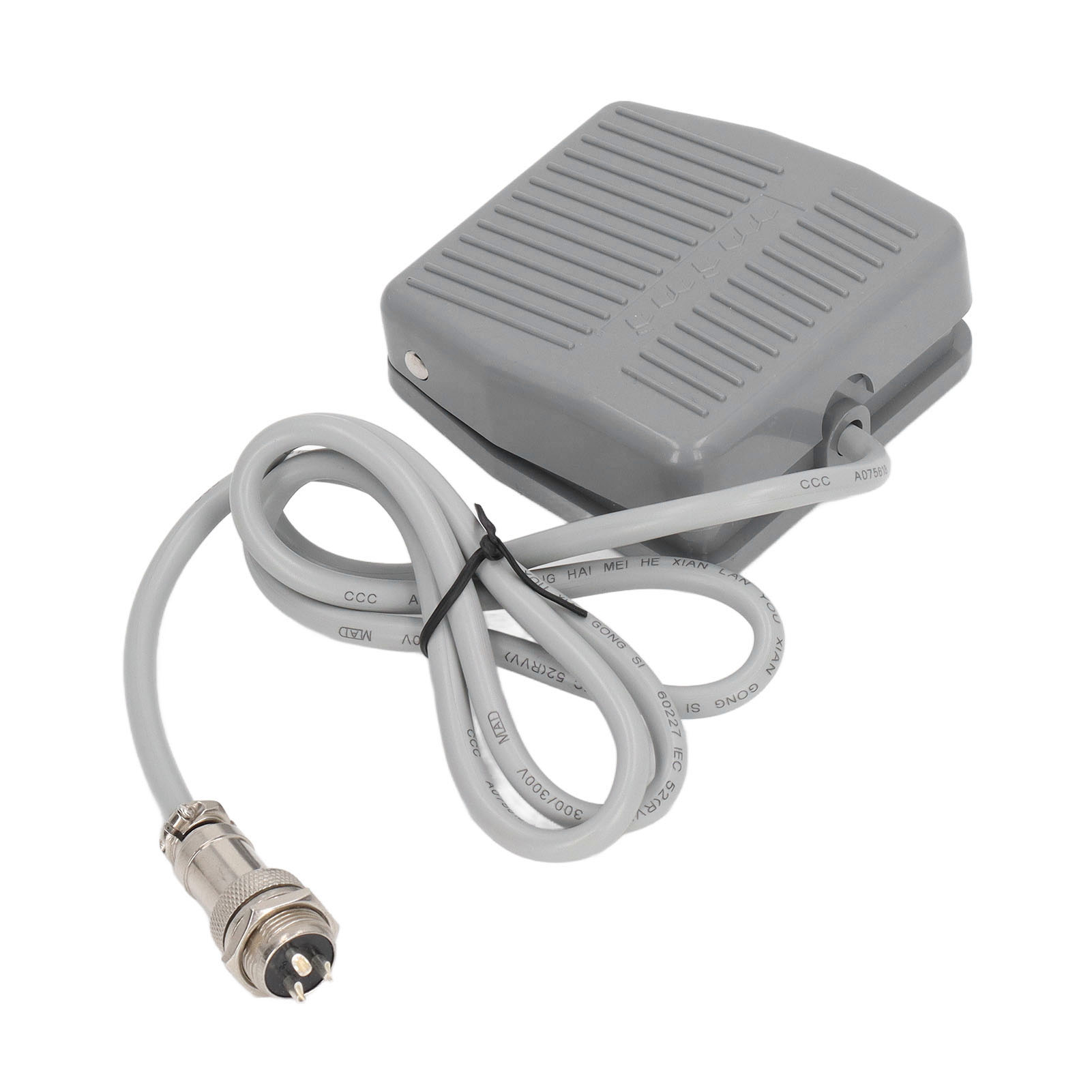 Berm Fußschalter, Freisprechfunktion, Elektrisches Pedal, Reset, 1 Schließer, Mit 1 Meter Kabel, Luftfahrtstecker
