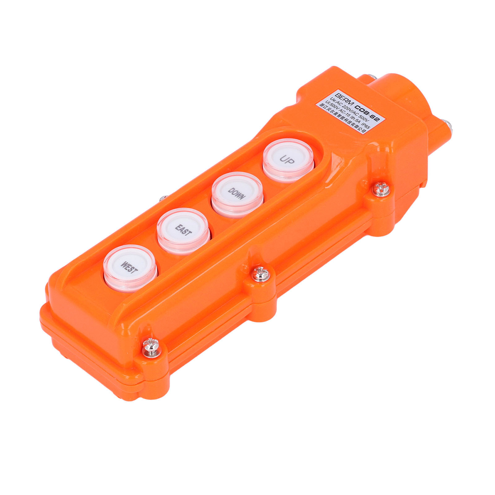 Kranfernbedienung, Hebezeugschalter, Drucktastenbox, Regensicher, 220 V/500 V, Cob‑62