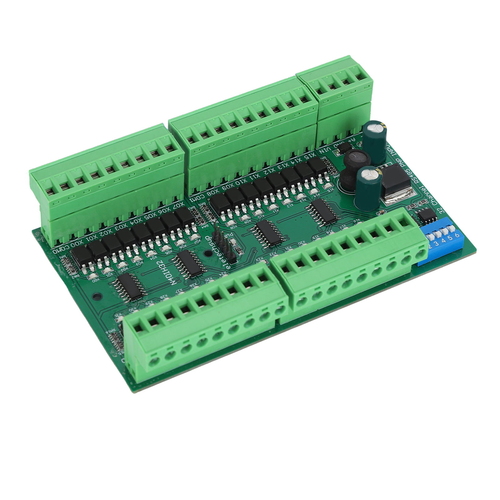 Rs485-eingangscontroller, 32 Kanäle, Din-schienen-isolierte Sps-schalter, Mengenerfassungskarte, Pnp-modul, Hoher Pegel