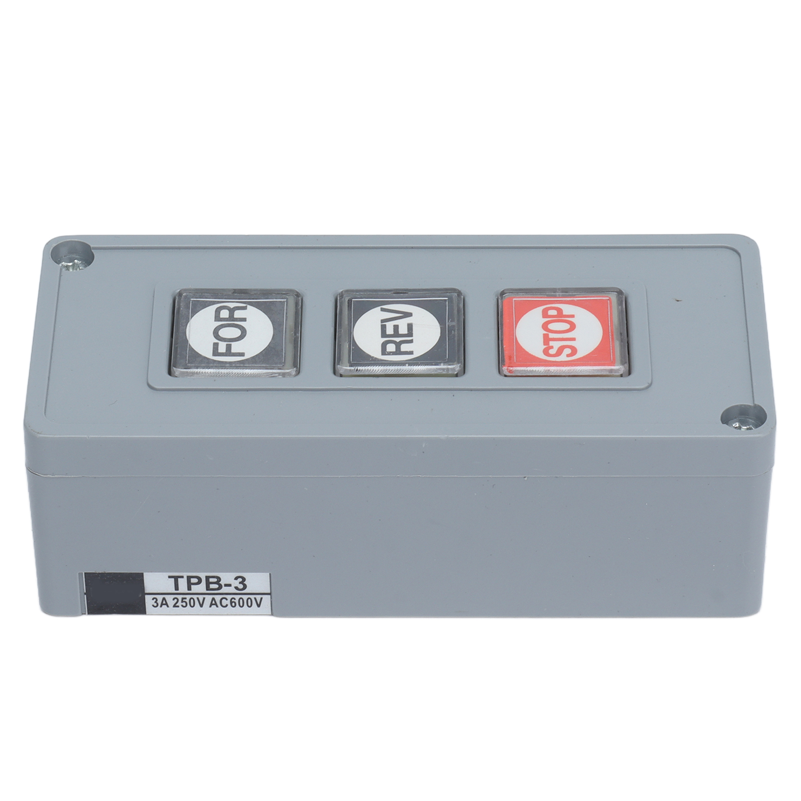 Druckknopfschalter, Stromversorgungs-steuerstation, Selbstrückstellend, 250 V Ac, Tpb‑3