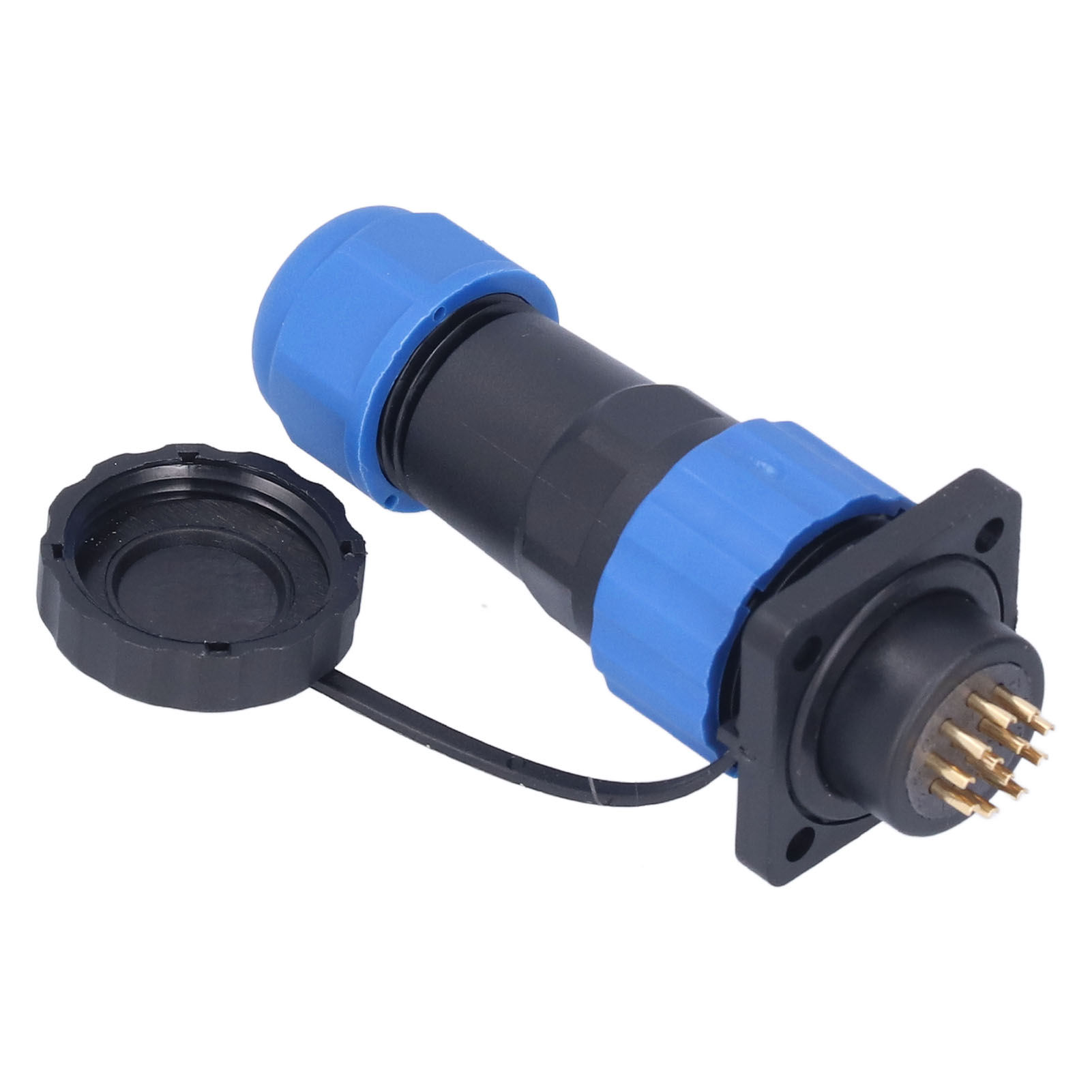 Wasserdichter Quadratischer Stromanschluss Für Luftfahrtanwendungen, Schweiß- Und Industrieadapter, 250 V, 5 A, Sp2012-polig