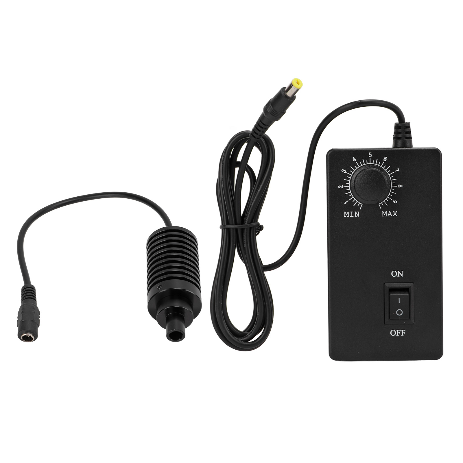 Koaxiale Mikroskopleuchte, Einstellbare Helligkeit, Verschleißfest, Wärmeableitende Led-spotleuchte, Ac 100–240 V, Φ 10 Mm, Eu-stecker, Grün