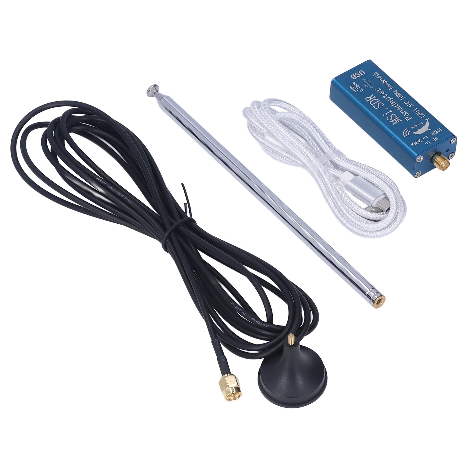 Hochpräziser Sdr-signalempfänger (10 Khz–2 Ghz) Mit Integrierter Antenne Und Tcxo