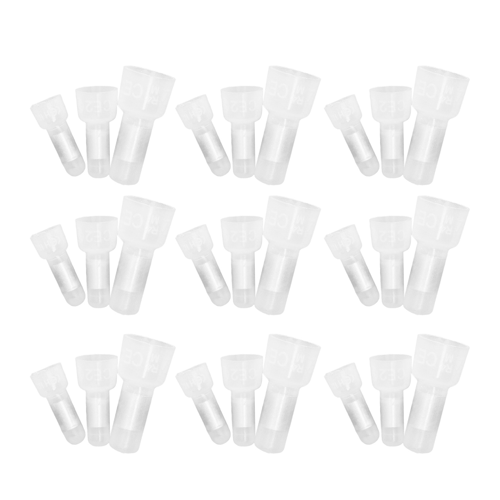 300 Stück Geschlossene Endkappen 22-16/16-14/12-10 Awg Crimp-kabelanschluss-set Nylon-drahtverbinder