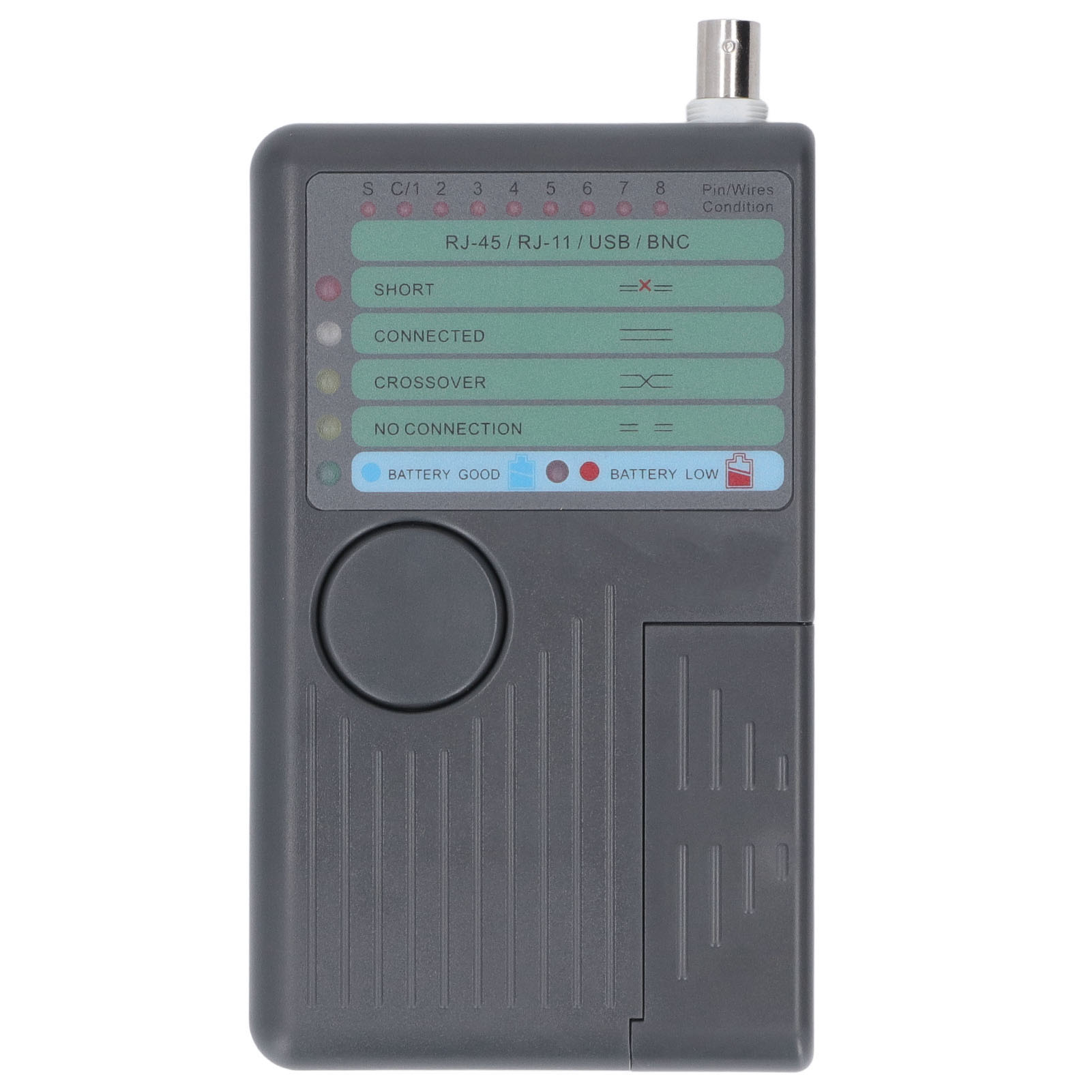 4-in-1-netzwerktester Mit Led-anzeige Und Kabeldurchgangsprüfung Für Rj45, Rj11, Usb Und Bnc