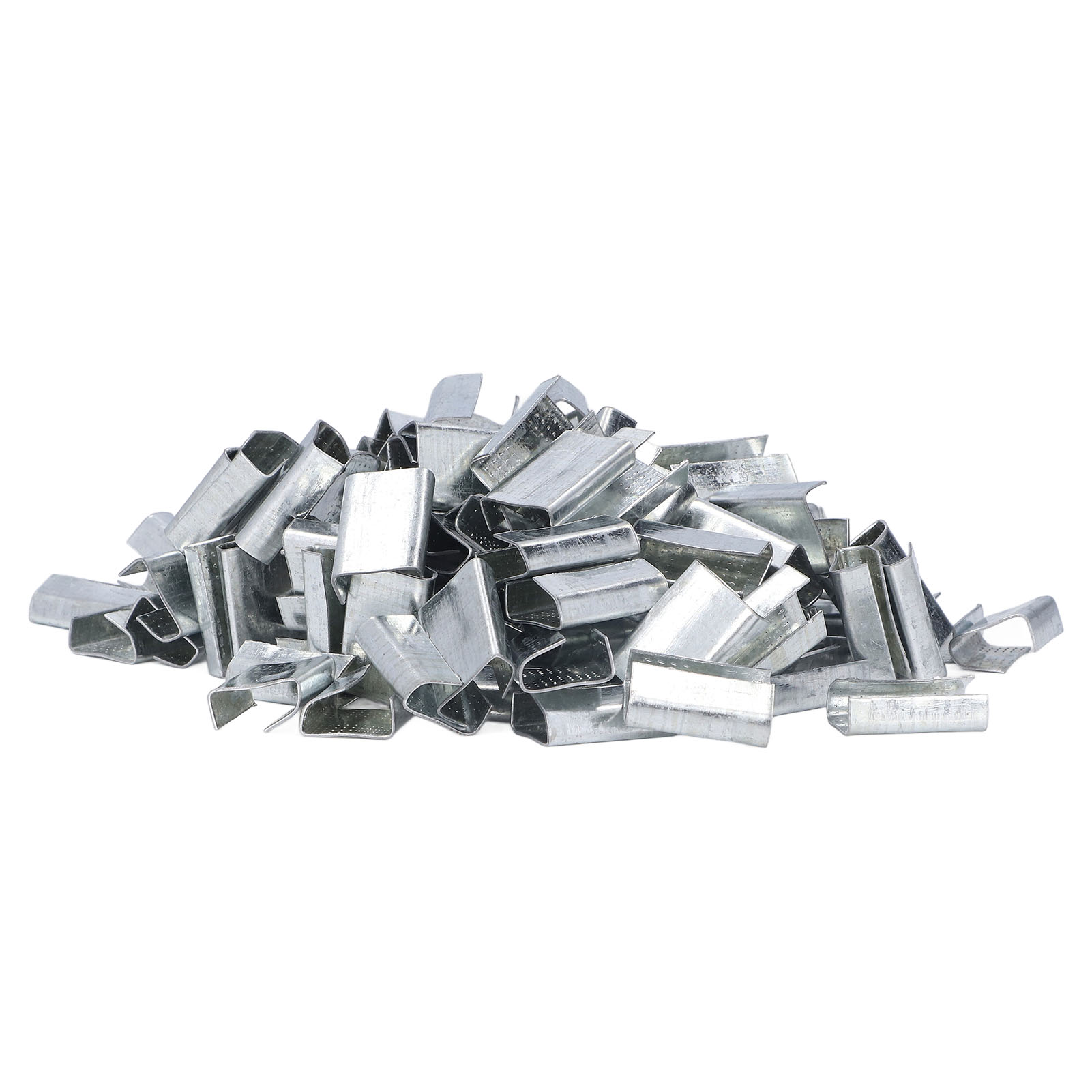 Metall-umreifungsbandschnalle Aus Verzinktem Stahl, Offene Verschlüsse Für 16 Mm Pet-kunststoffbänder