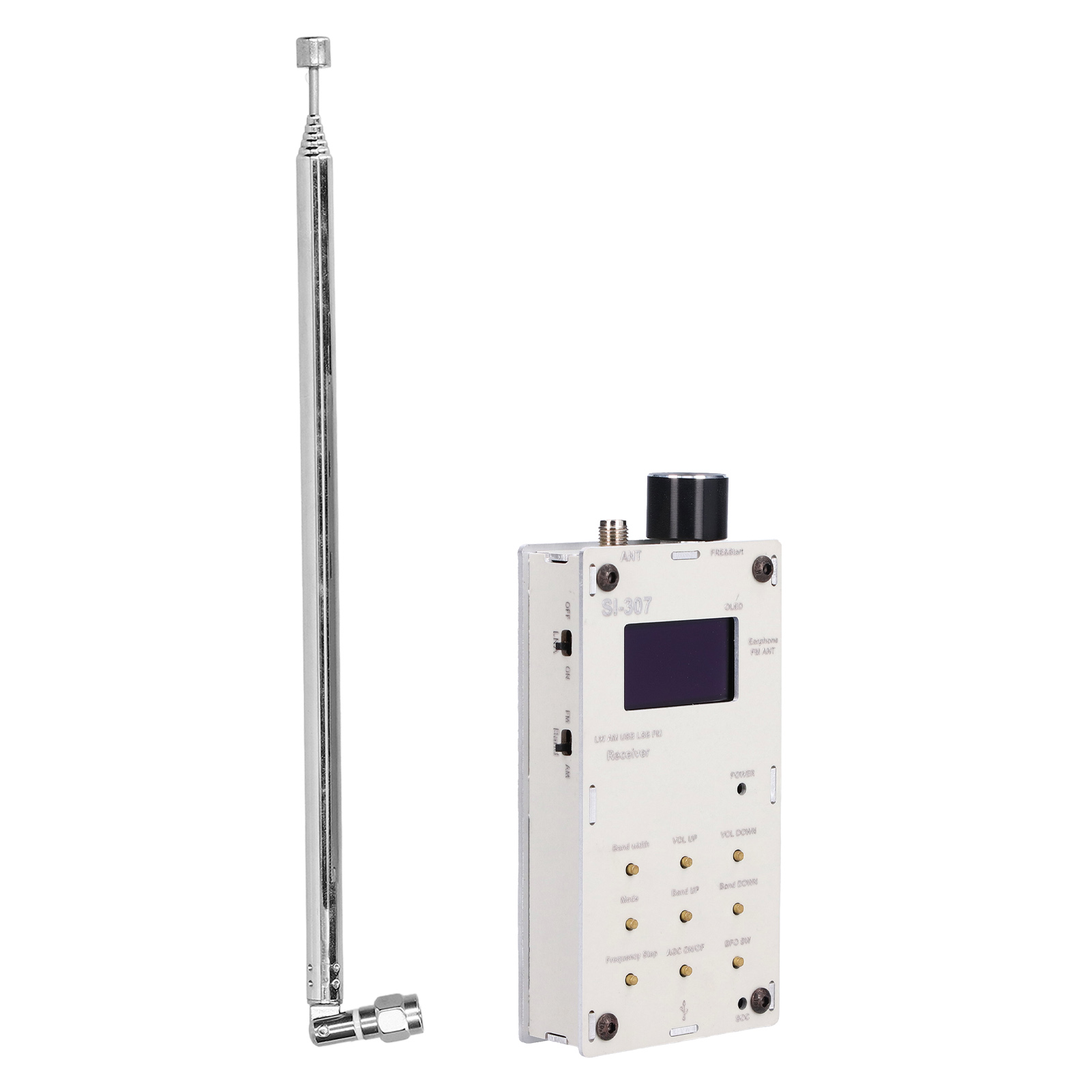 Taschenradioempfänger Tragbarer Mini-fm-funkempfänger 300 Khz–108 Mhz Si-307