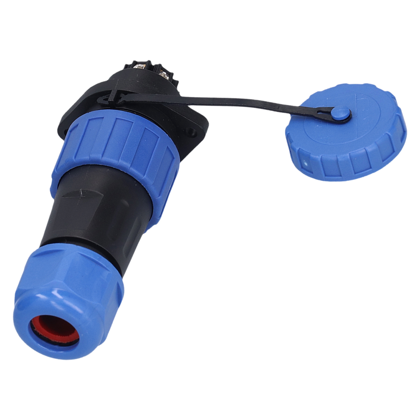 Luftfahrtsteckverbinder Lp20 Flansch Wasserdichter Stromstecker Stecker Buchse 250v 7-polig