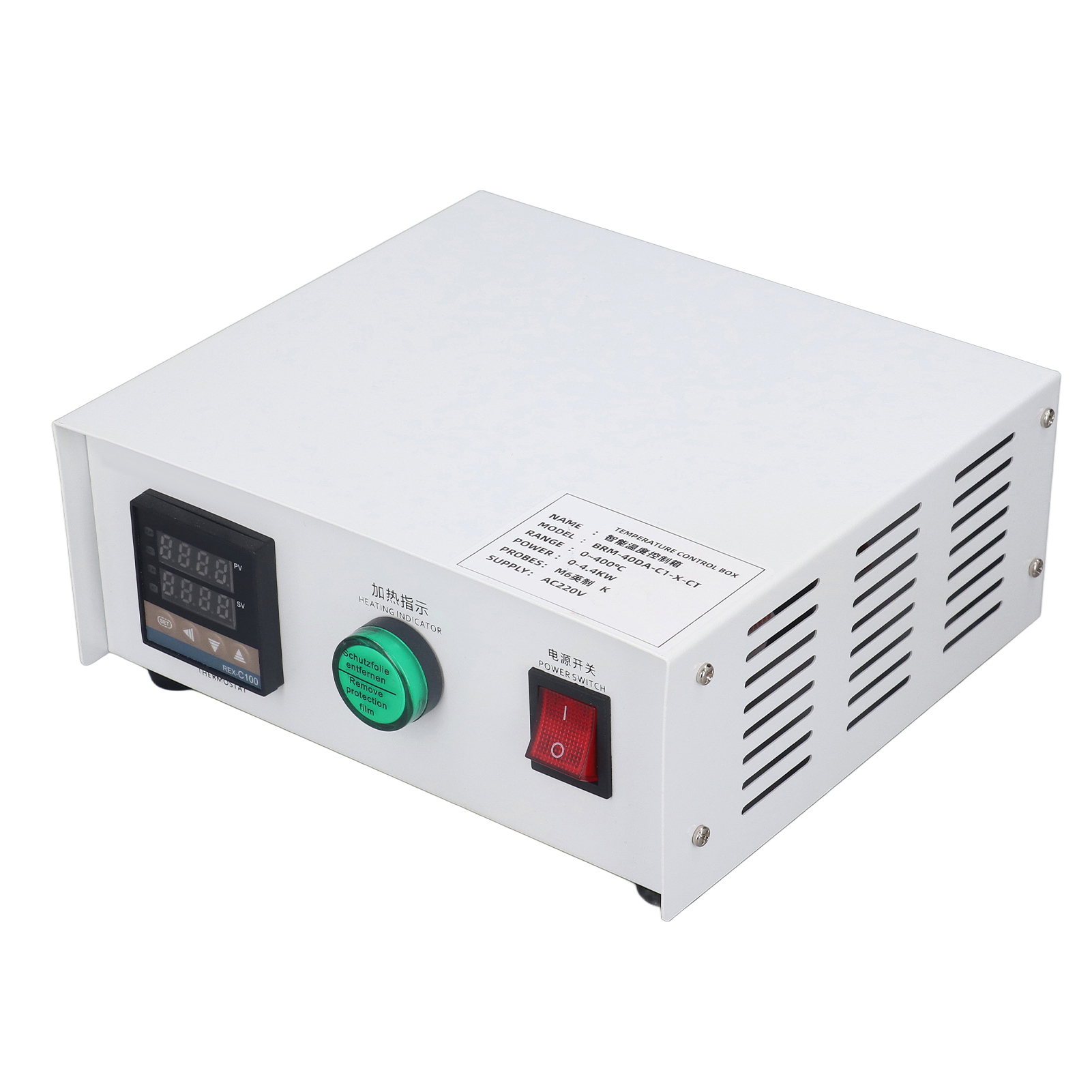 Pid-temperaturregler Selbstoptimierende Steuereinheit 0400℃ Imperial M6 Brm40dac1xct Ac220v(3 Meter )